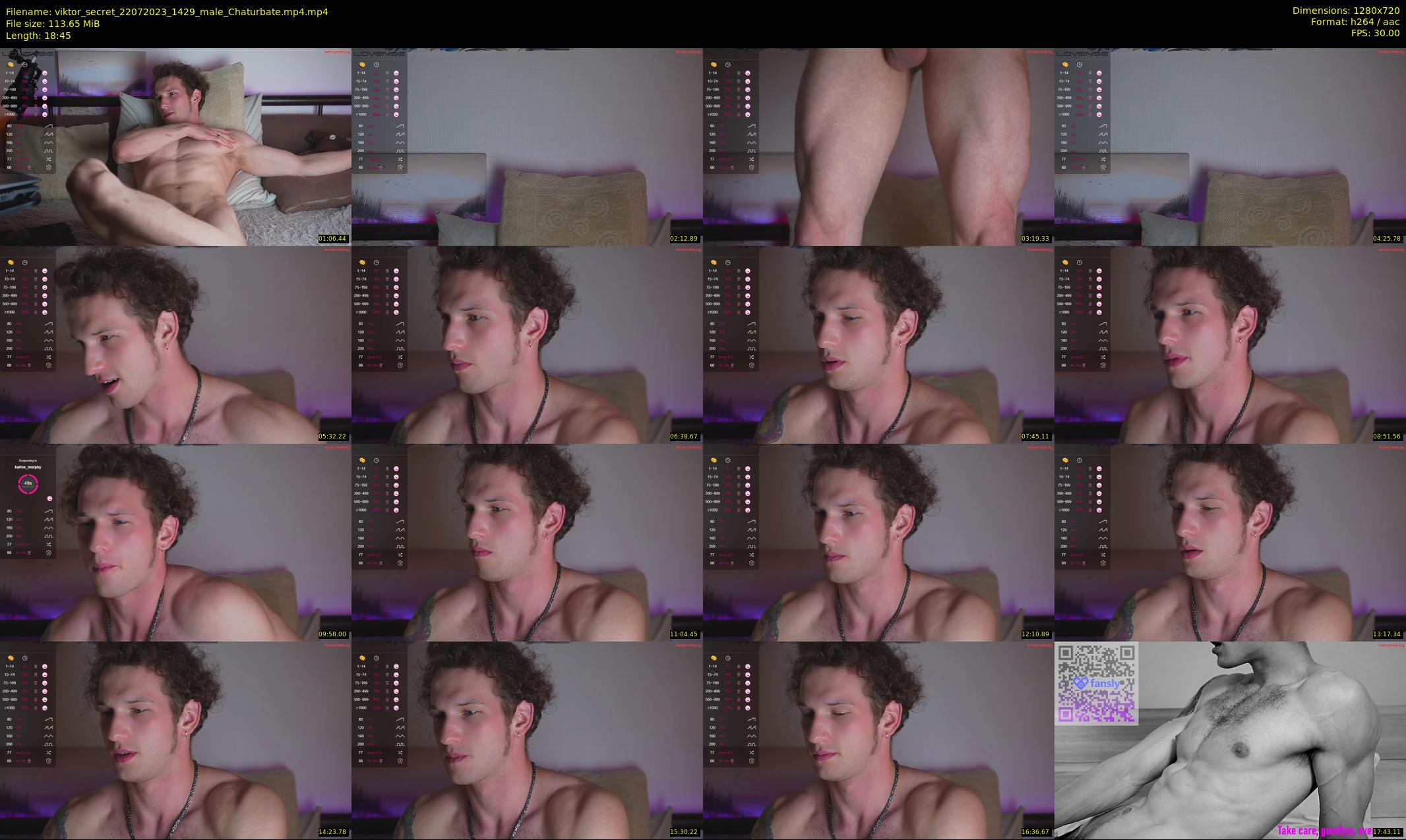 viktor_secret — 19 minute Chaturbate male cam show recording, 720p, Jul 22, 2023