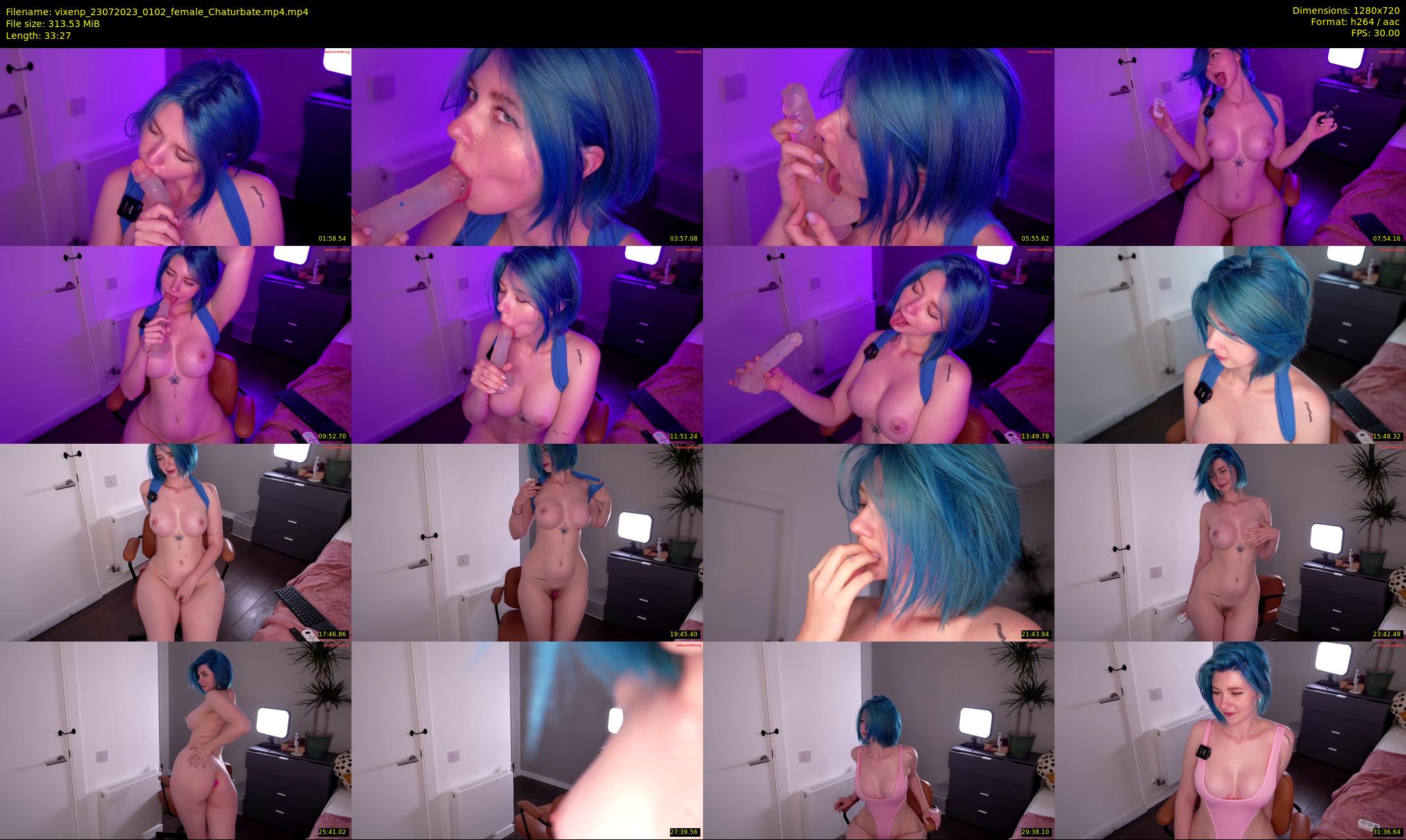 vixenp — 34 minute Chaturbate female cam show recording, 720p, Jul 23, 2023