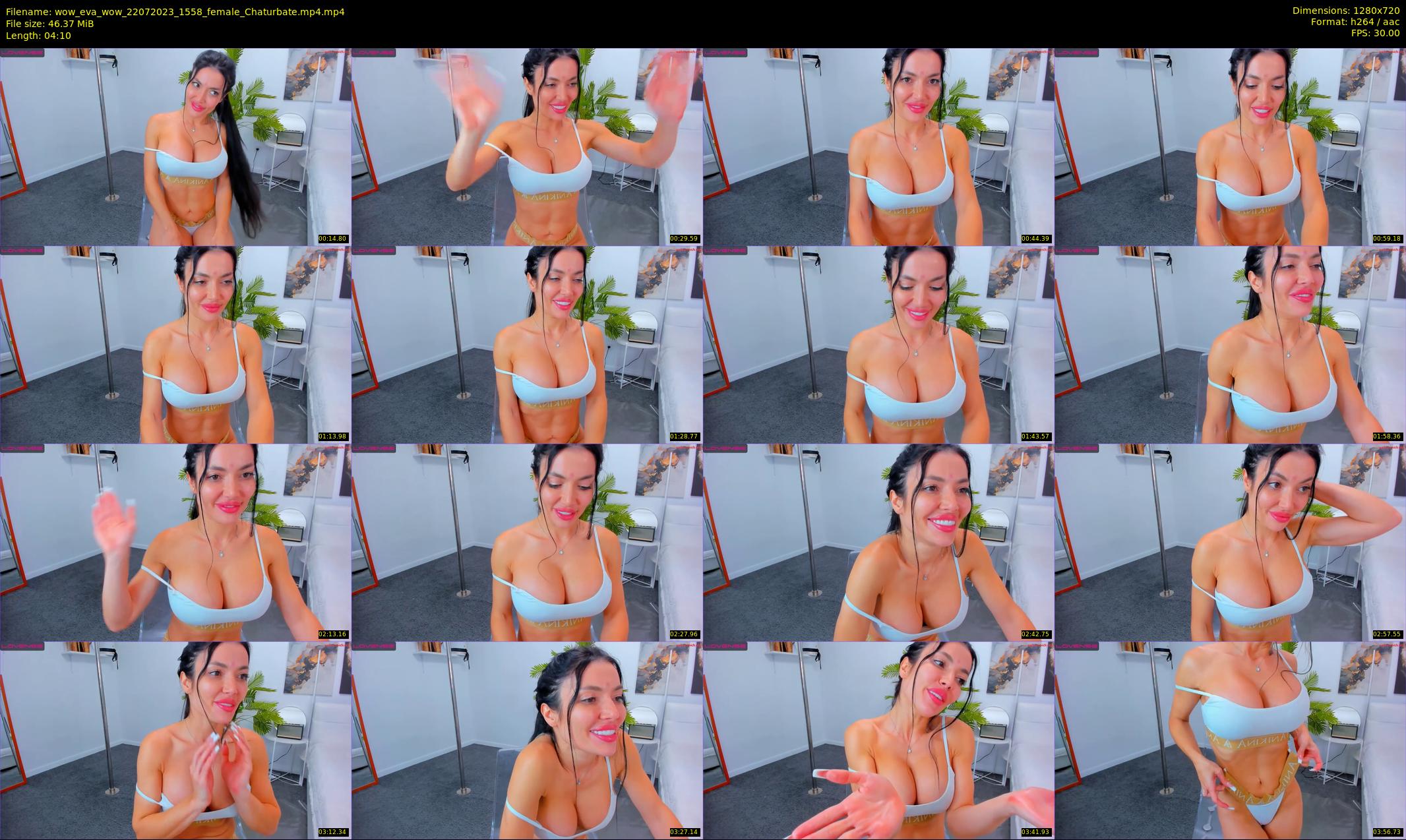 wow_eva_wow — 5 minute Chaturbate female cam show recording, 720p, Jul 22, 2023