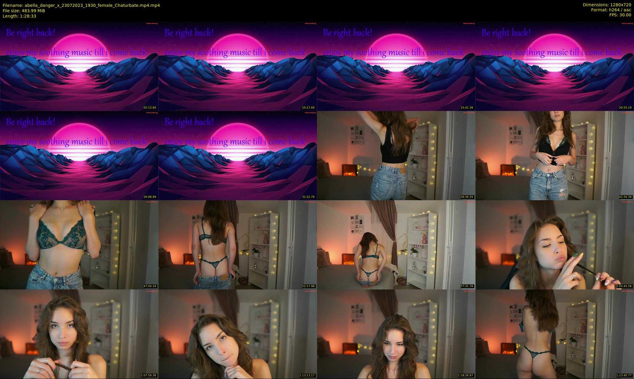abella_danger_x — 89 minute Chaturbate female cam show recording, 720p, Jul 23, 2023