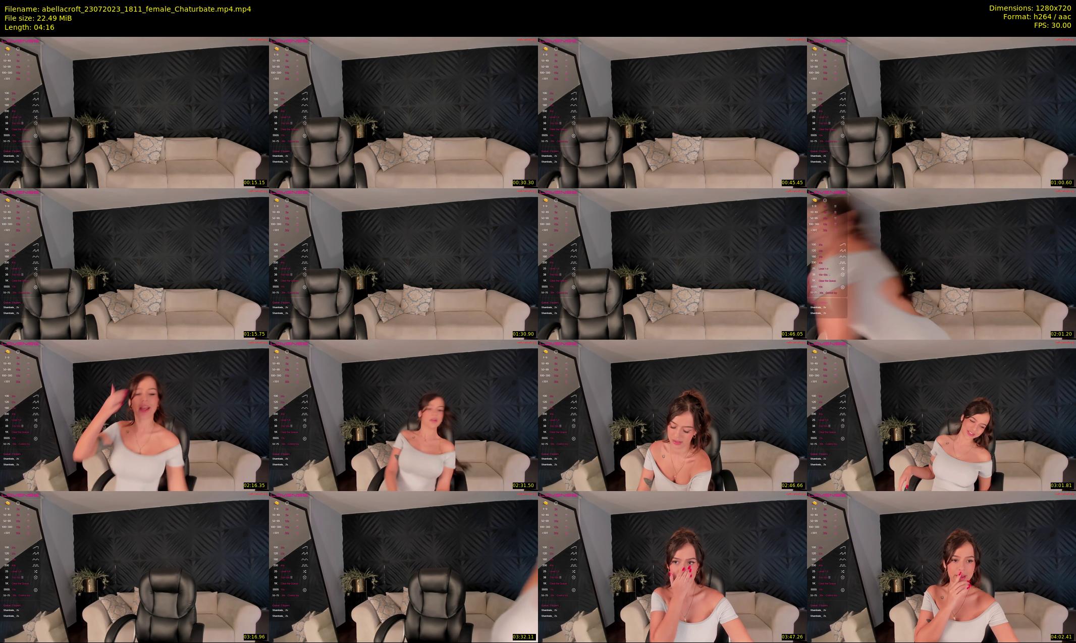 abellacroft — 5 minute Chaturbate female cam show recording, 720p, Jul 23, 2023