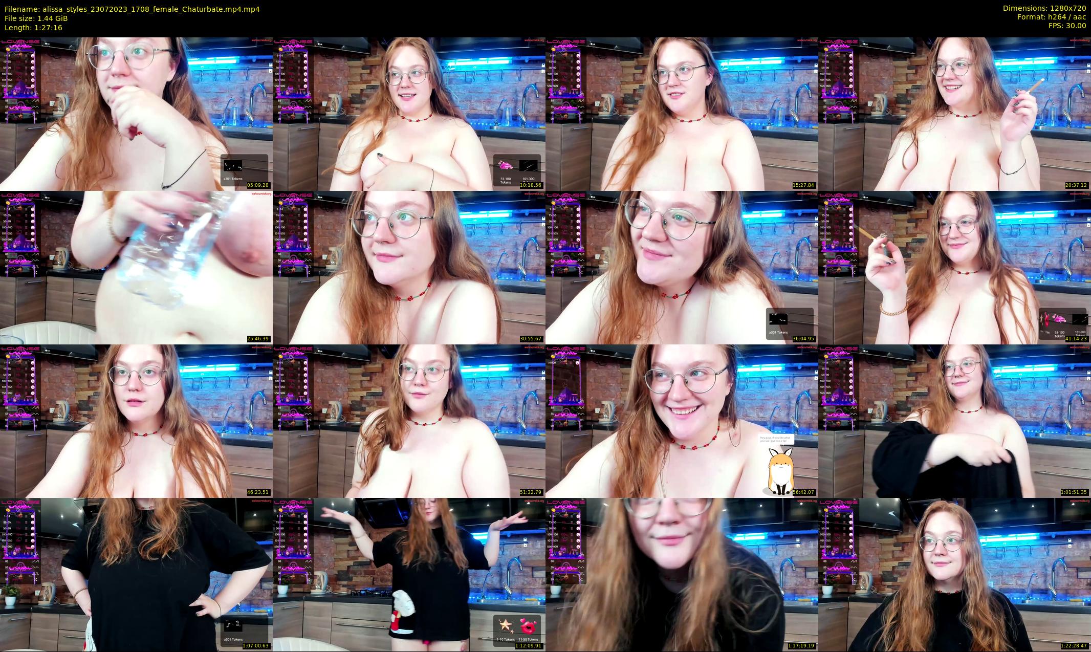 alissa_styles — 88 minute Chaturbate female cam show recording, 720p, Jul 23, 2023
