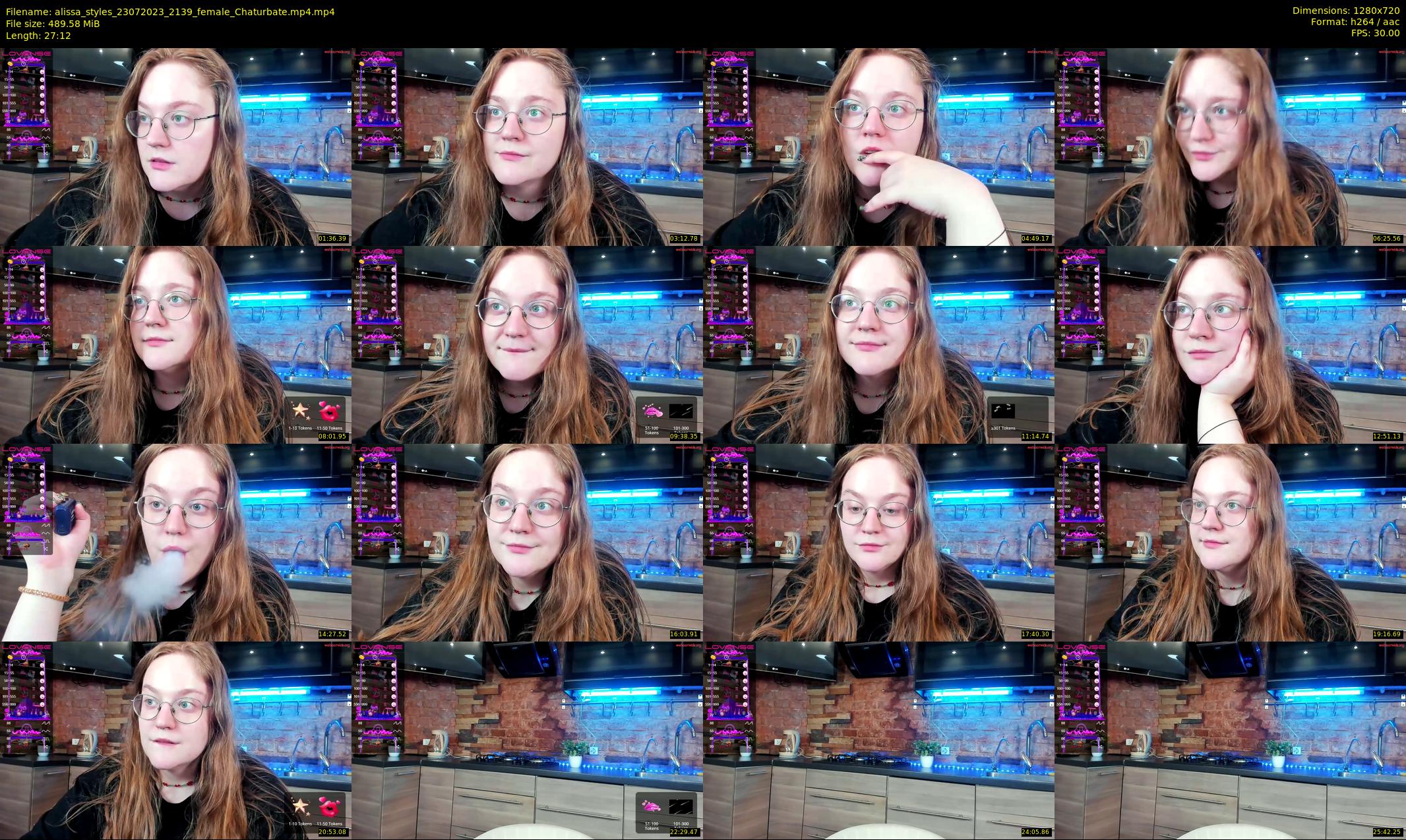 alissa_styles — 28 minute Chaturbate female cam show recording, 720p, Jul 23, 2023