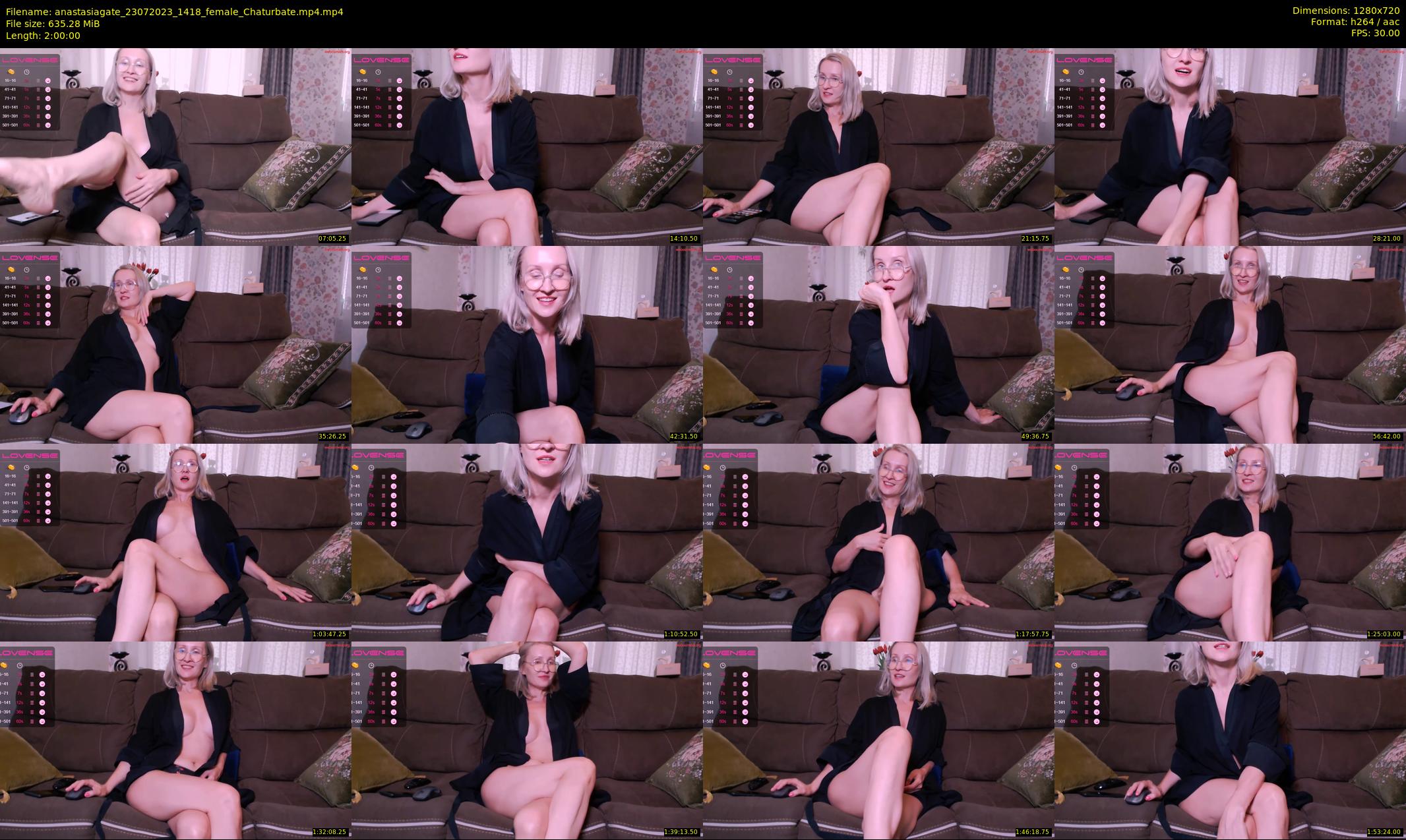 anastasiagate — 120 minute Chaturbate female cam show recording, 720p, Jul 23, 2023