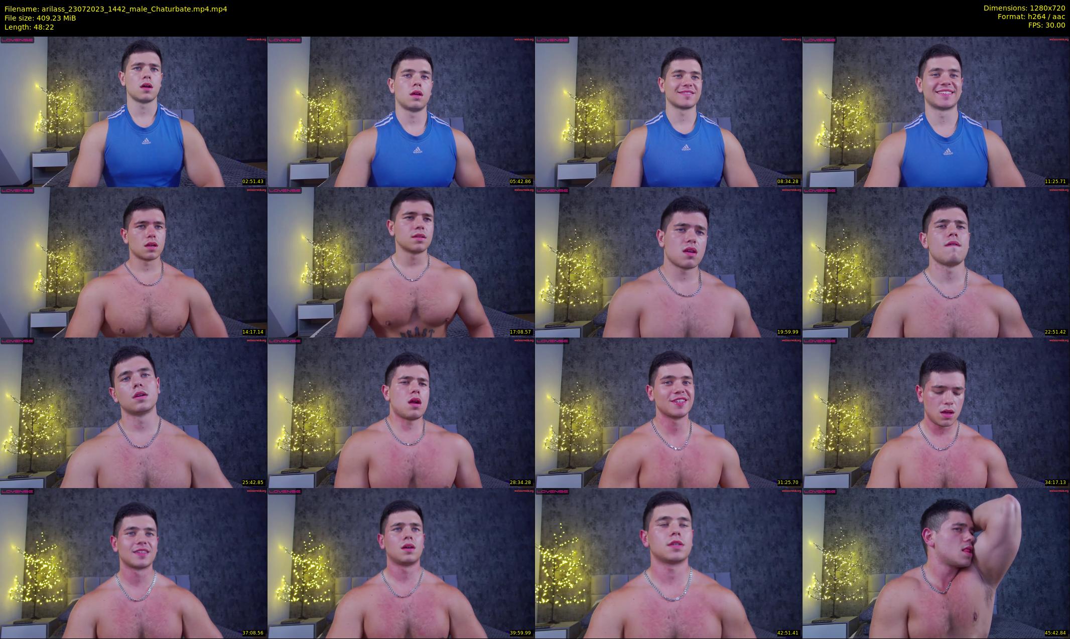 arilass — 49 minute Chaturbate male cam show recording, 720p, Jul 23, 2023