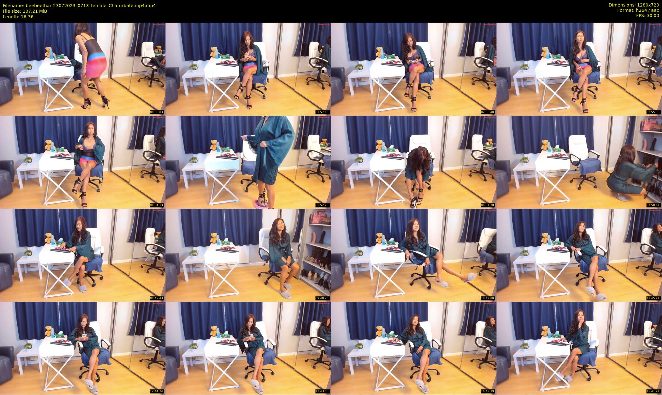 beebeethai — 17 minute Chaturbate female cam show recording, 720p, Jul 23, 2023