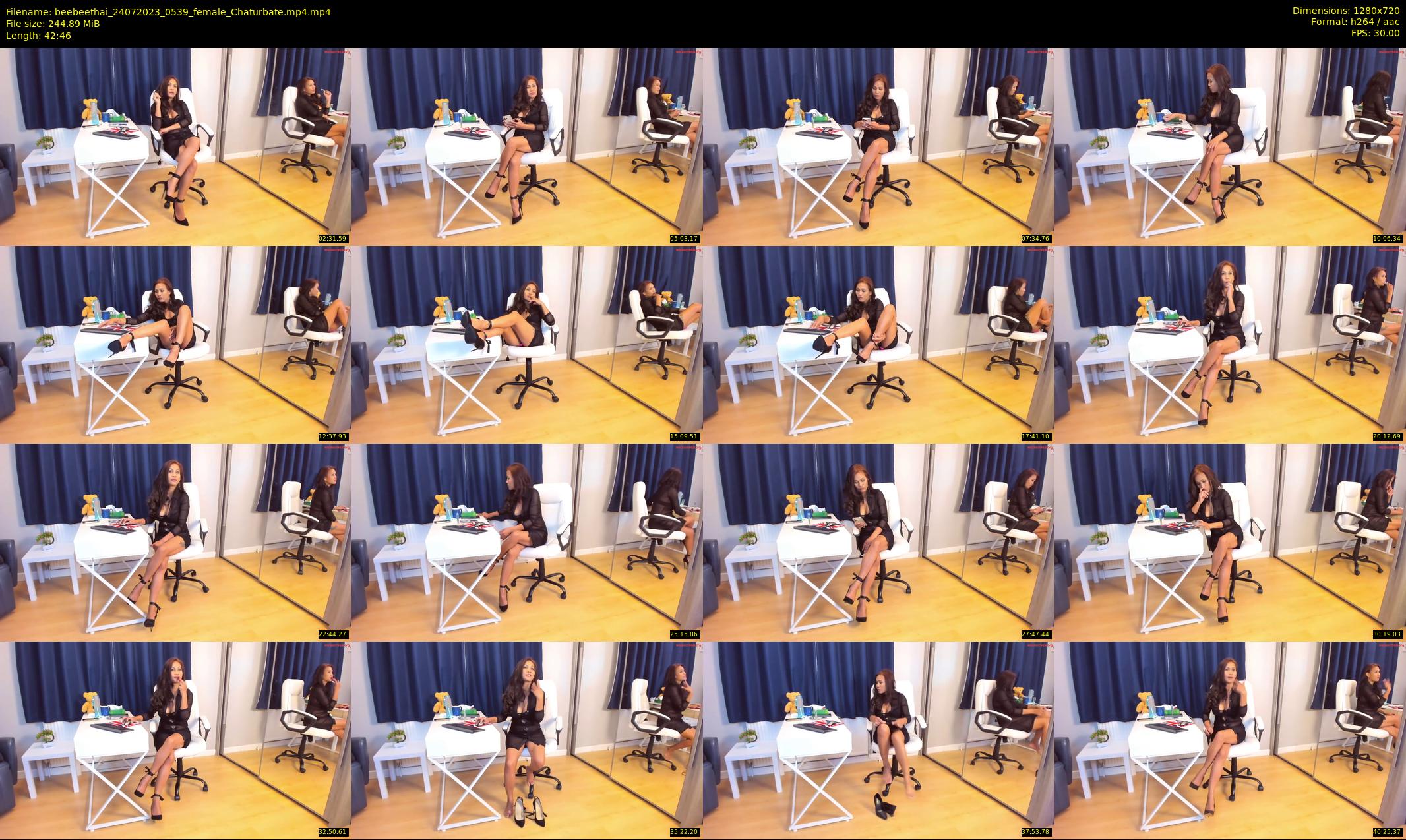 beebeethai — 43 minute Chaturbate female cam show recording, 720p, Jul 24, 2023