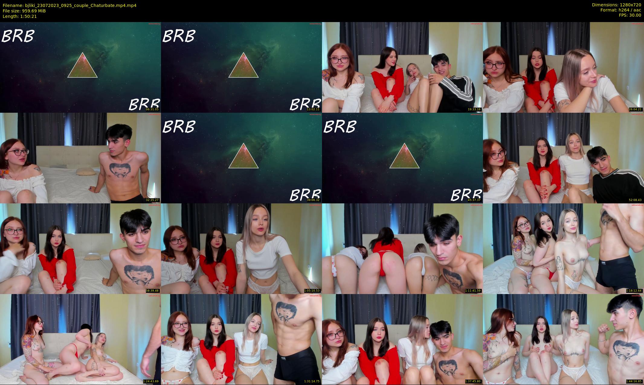 bjliki — 111 minute Chaturbate couple cam show recording, 720p, Jul 23, 2023