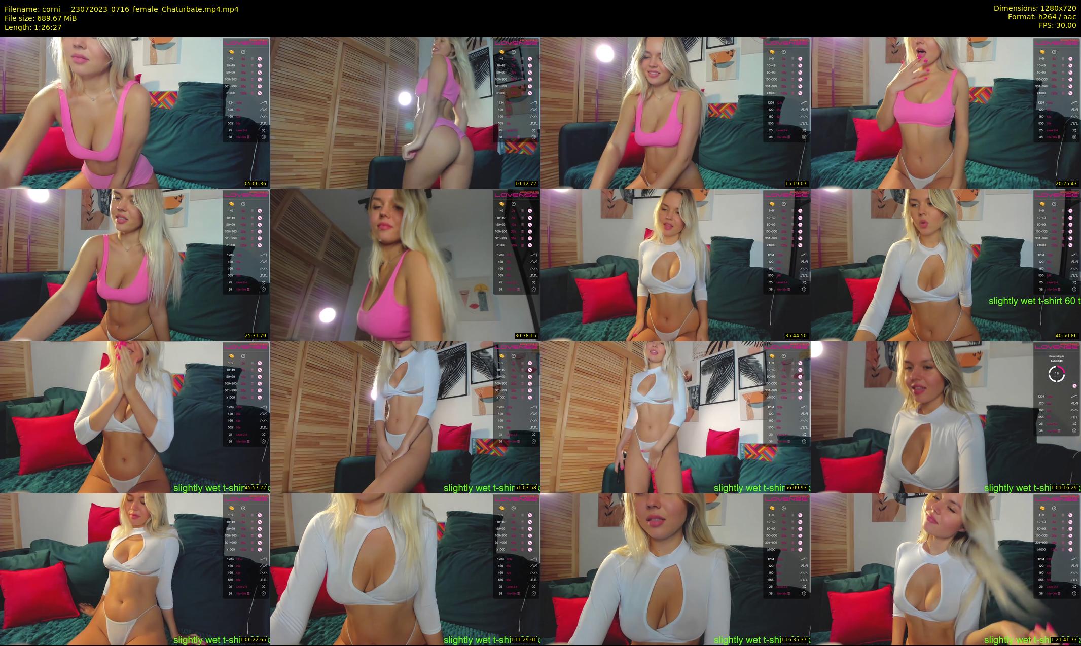 corni__ — 87 minute Chaturbate female cam show recording, 720p, Jul 23, 2023