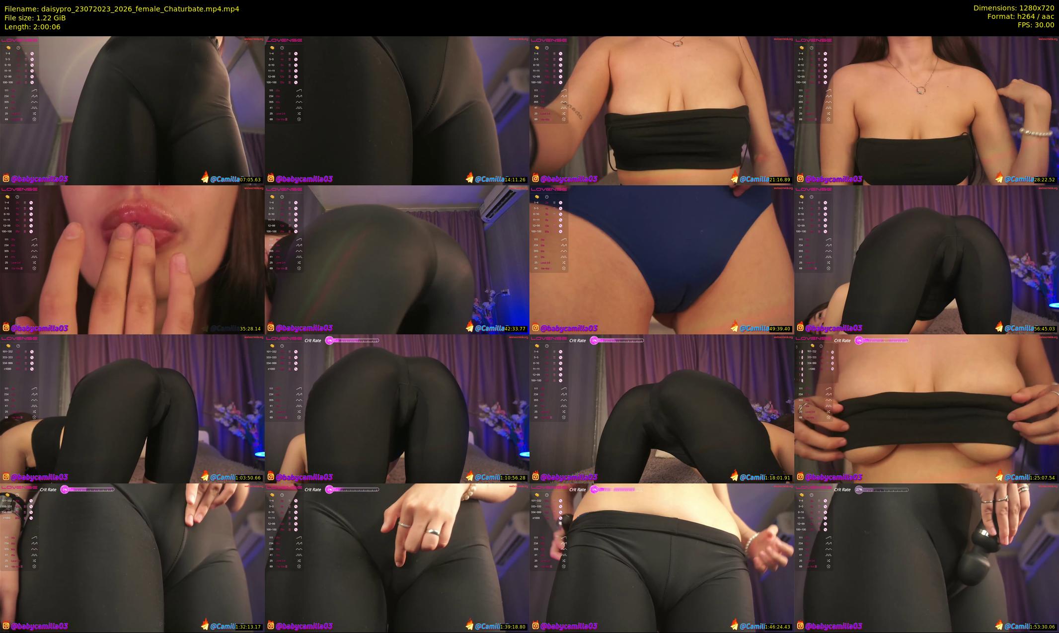 daisypro — 121 minute Chaturbate couple cam show recording, 720p, Jul 23, 2023