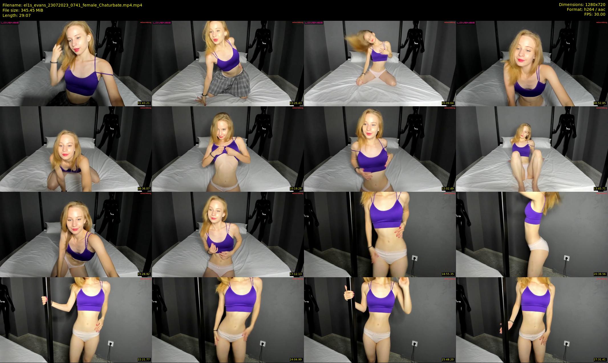 el1s_evans — 30 minute Chaturbate female cam show recording, 720p, Jul 23, 2023