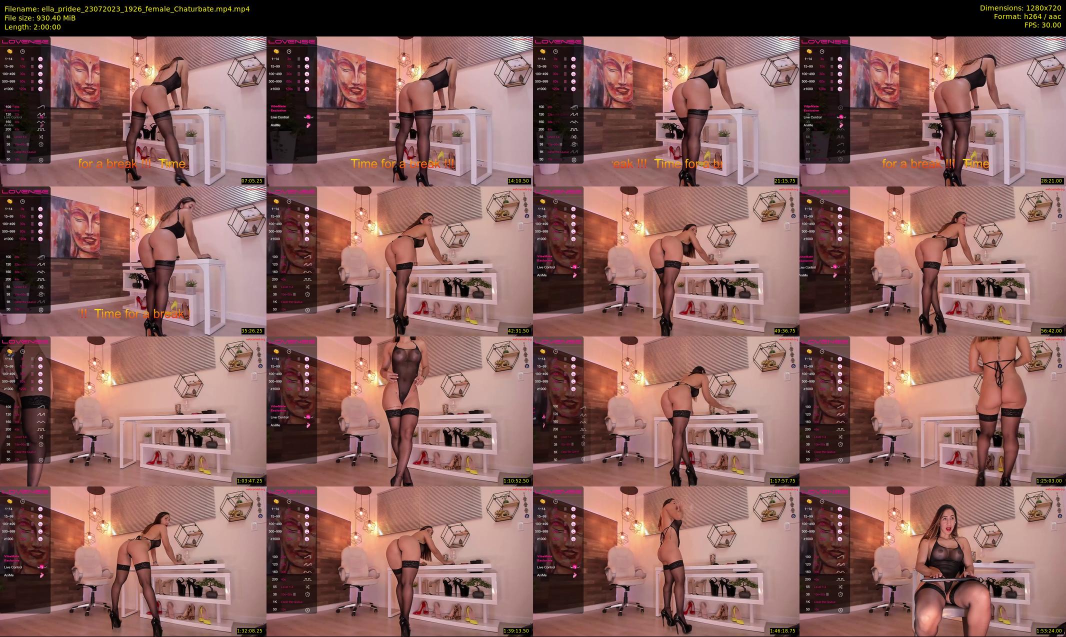 ella_pridee — 120 minute Chaturbate female cam show recording, 720p, Jul 23, 2023