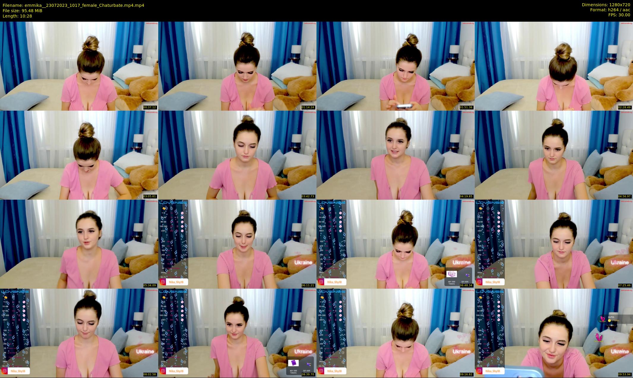 emmika_ — 11 minute Chaturbate female cam show recording, 720p, Jul 23, 2023
