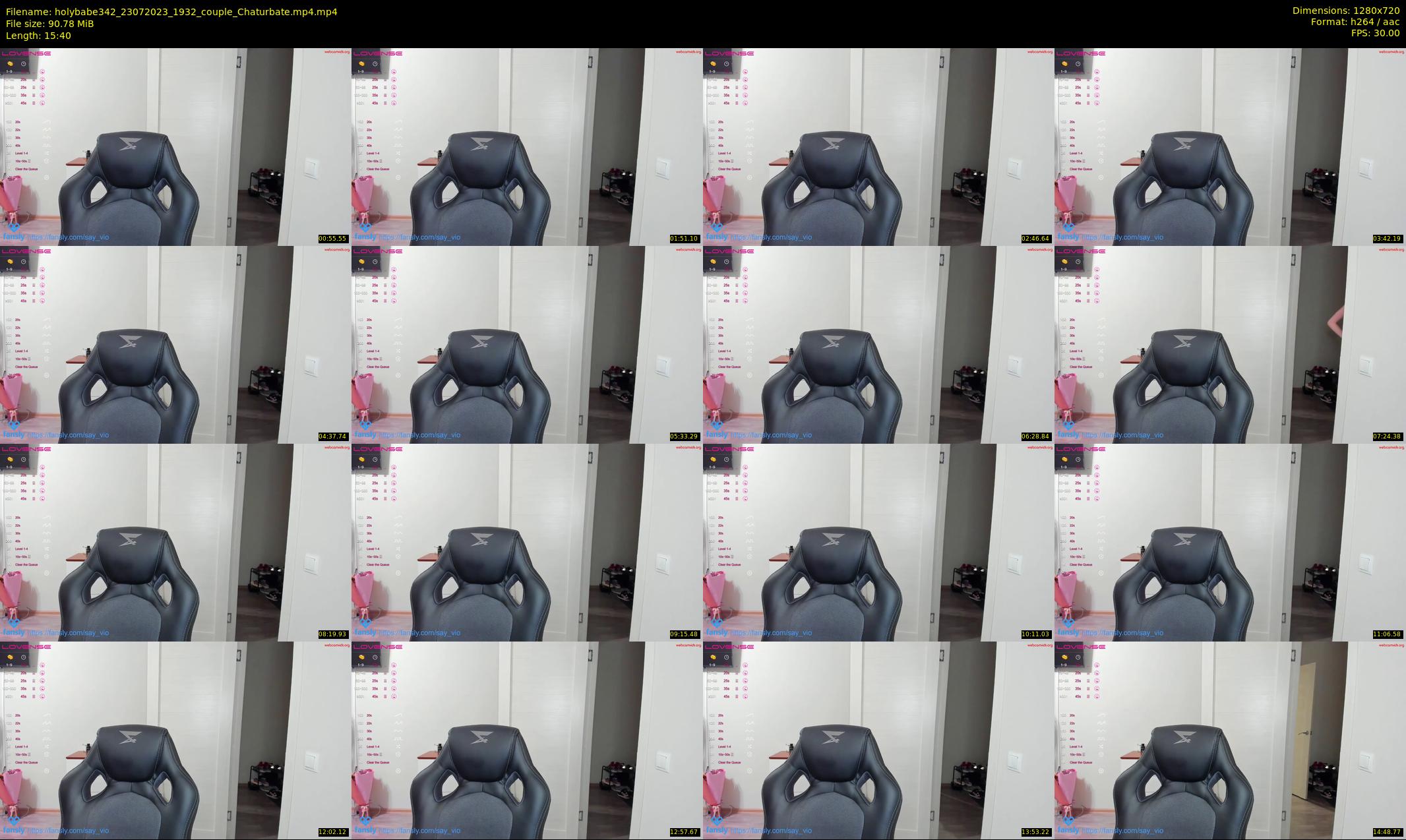 holybabe342 — 16 minute Chaturbate couple cam show recording, 720p, Jul 23, 2023