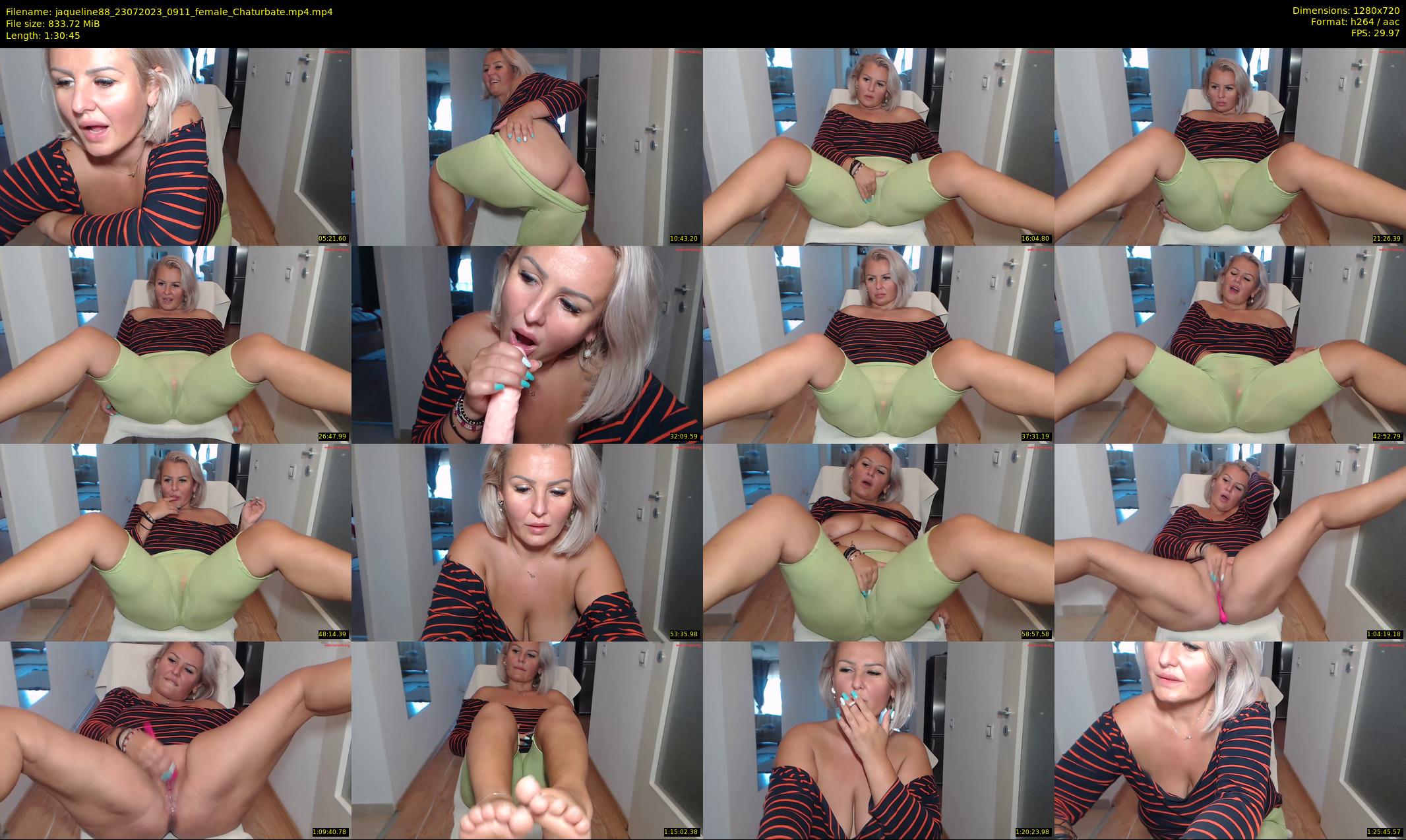 jaqueline88 — 91 minute Chaturbate female cam show recording, 720p, Jul 23, 2023