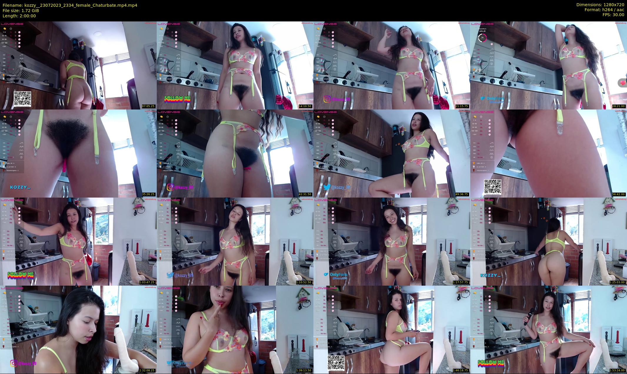 kozzy_ — 120 minute Chaturbate female cam show recording, 720p, Jul 23, 2023