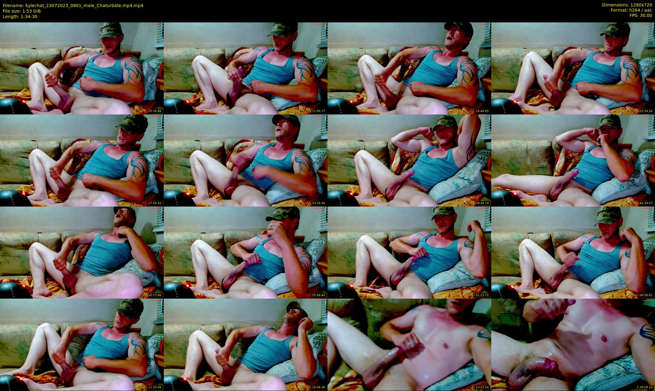 kylechat — 95 minute Chaturbate male cam show recording, 720p, Jul 23, 2023