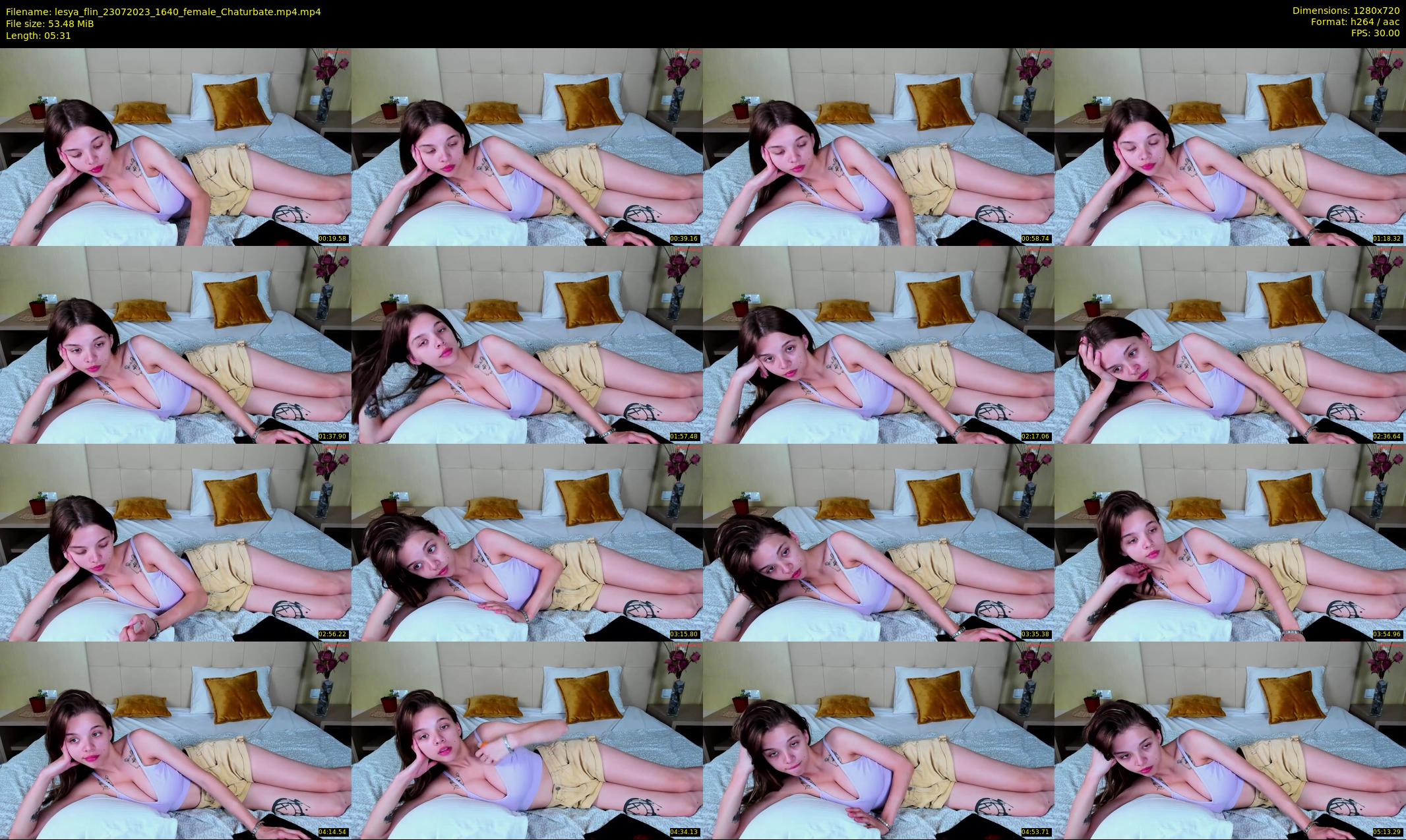 lesya_flin — 6 minute Chaturbate female cam show recording, 720p, Jul 23, 2023