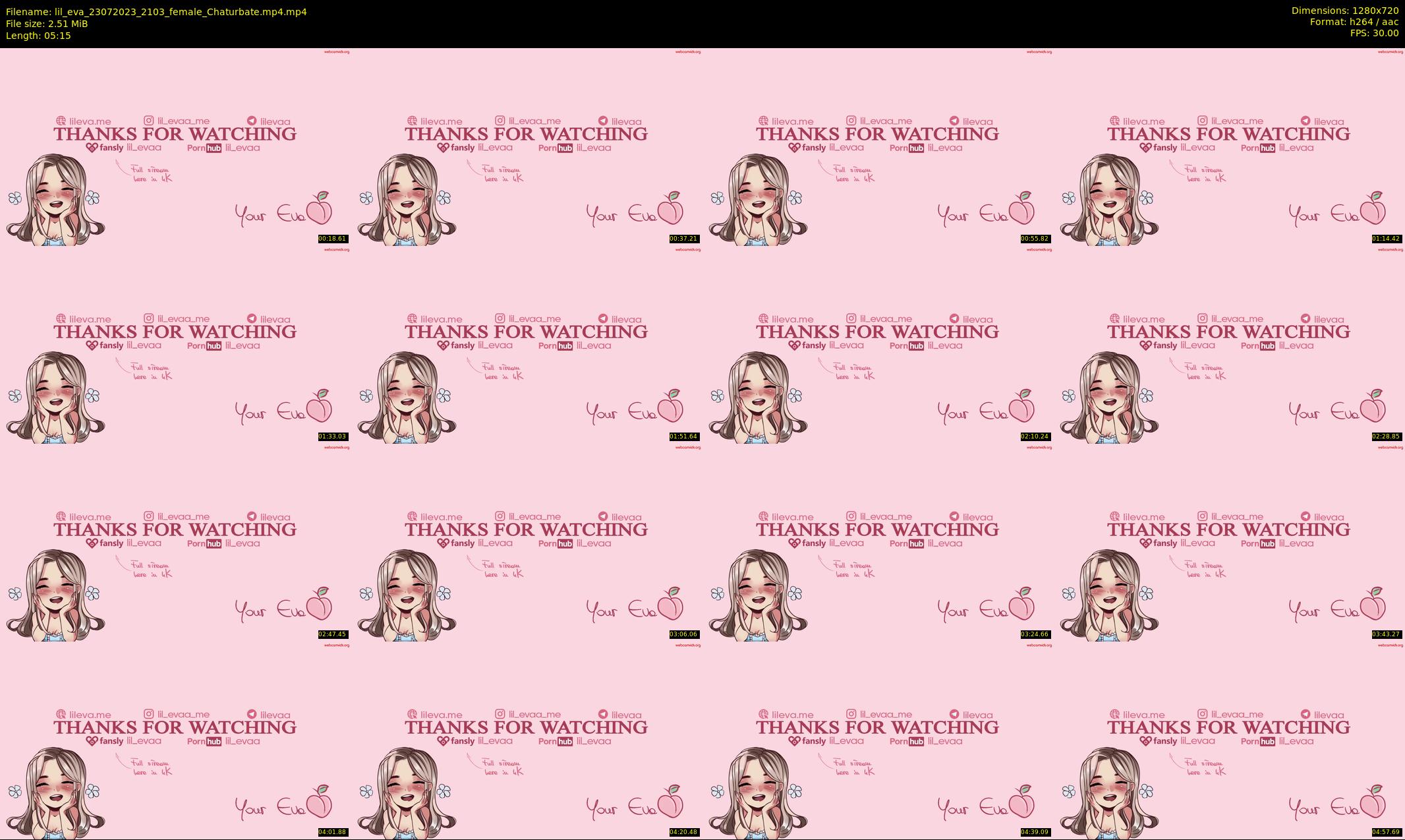 lil_eva — 6 minute Chaturbate female cam show recording, 720p, Jul 23, 2023