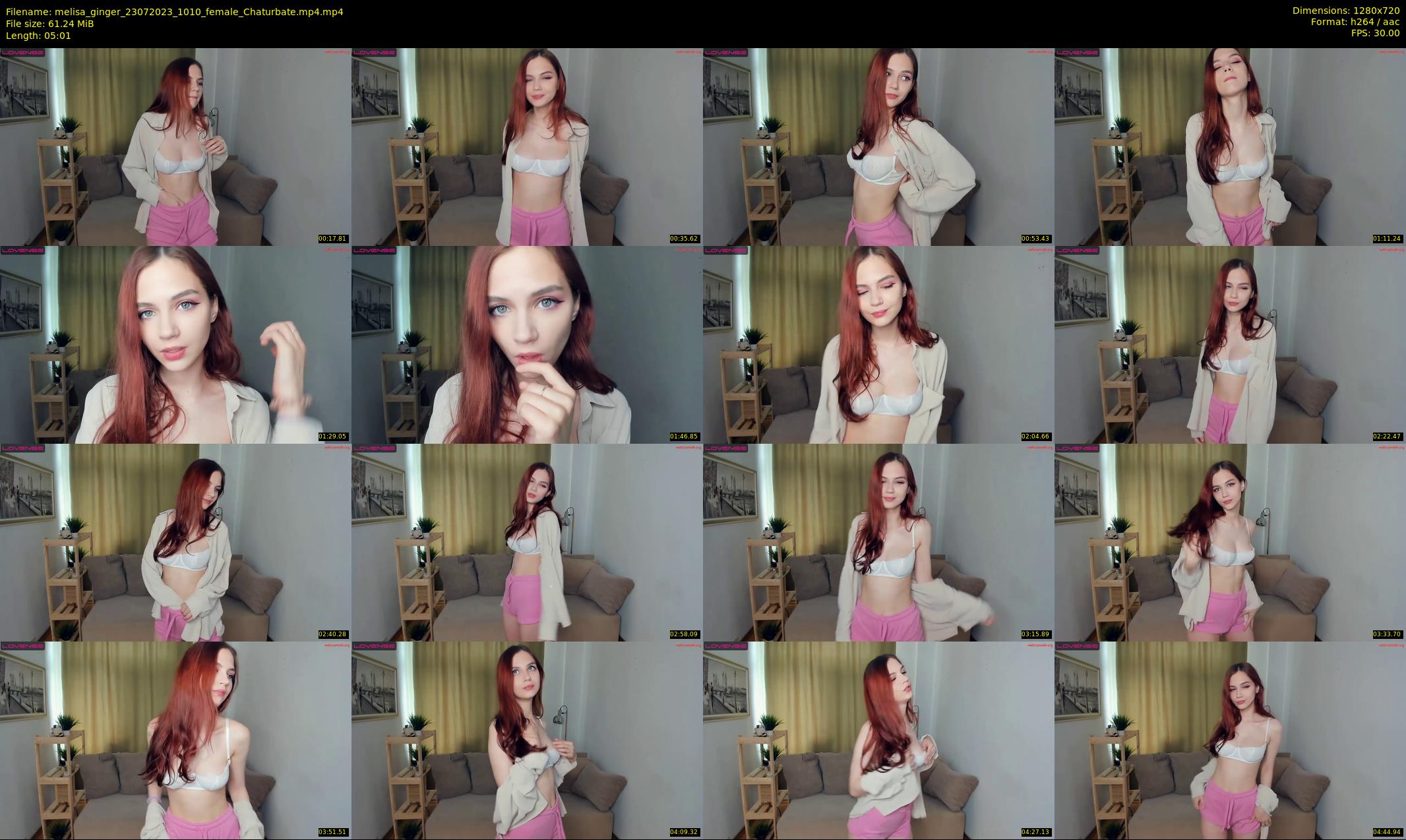 melisa_ginger — 6 minute Chaturbate female cam show recording, 720p, Jul 23, 2023