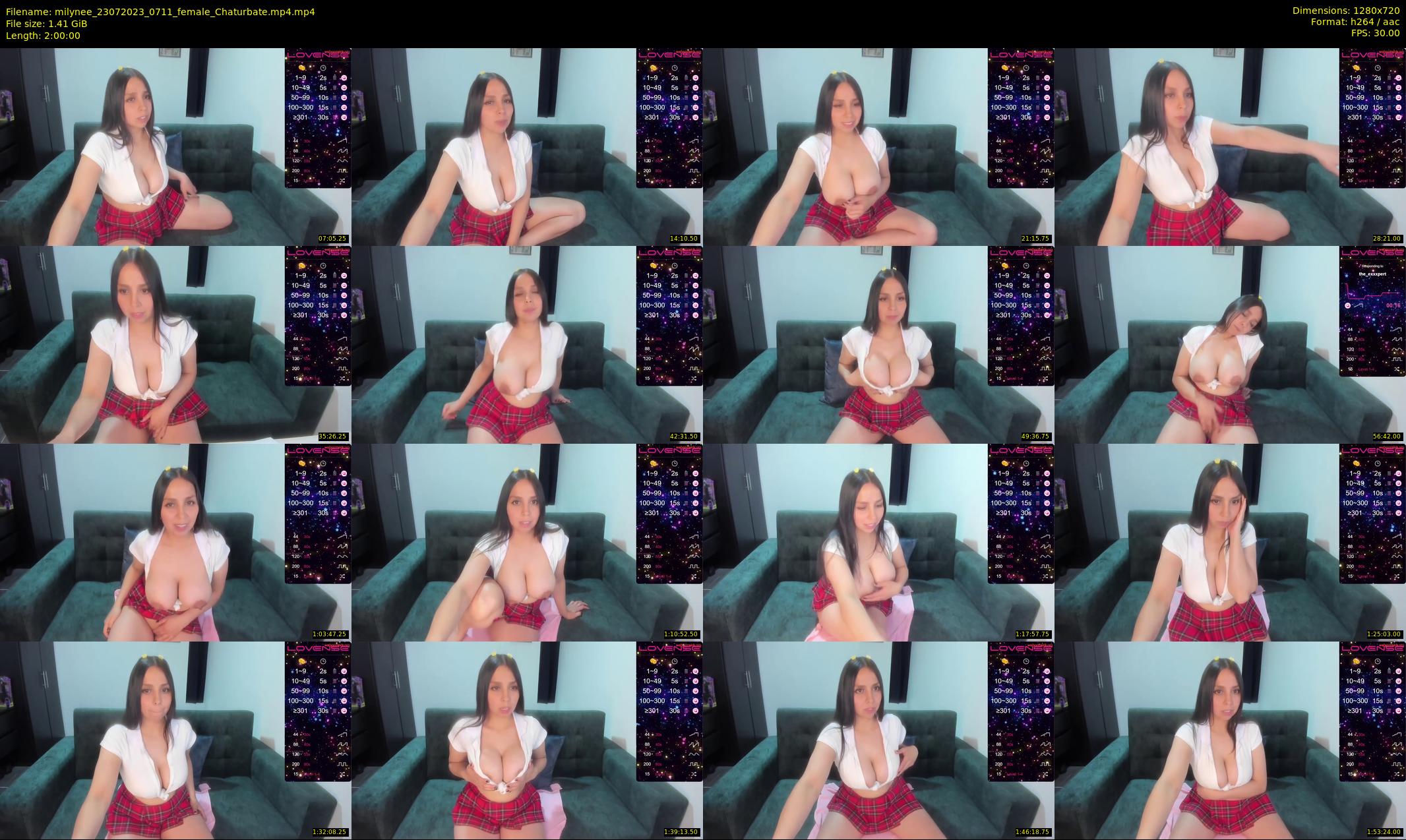 milynee — 120 minute Chaturbate female cam show recording, 720p, Jul 23, 2023