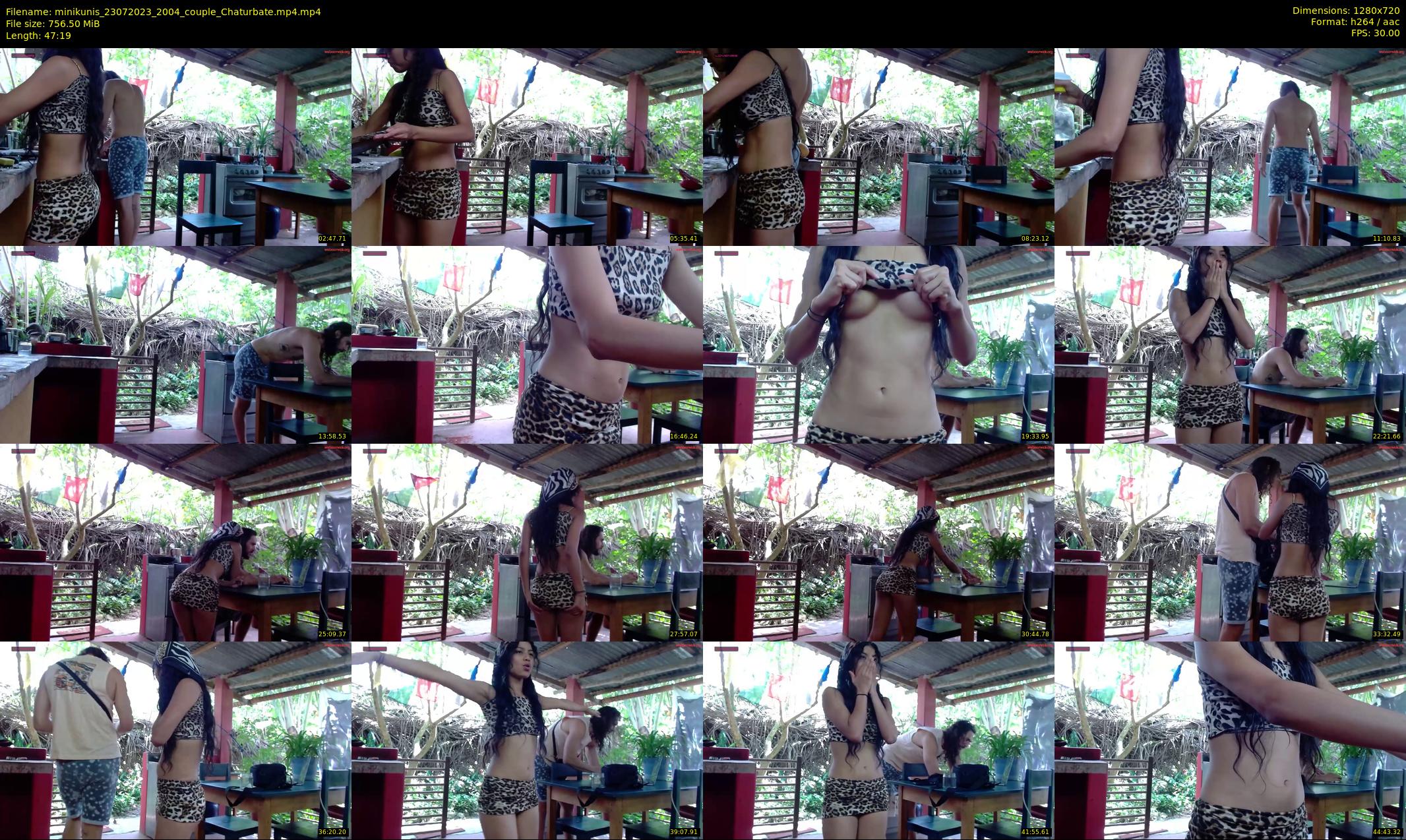 minikunis — 48 minute Chaturbate couple cam show recording, 720p, Jul 23, 2023
