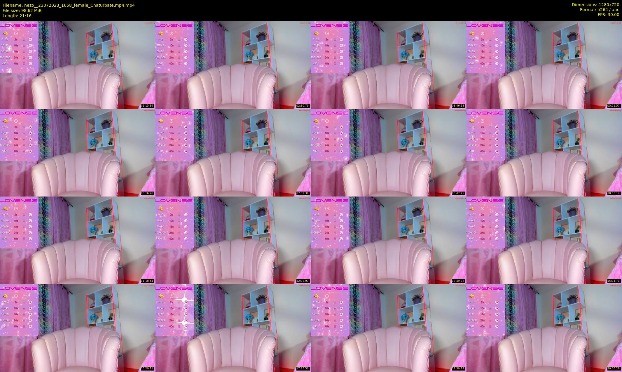 nezo_ — 22 minute Chaturbate female cam show recording, 720p, Jul 23, 2023