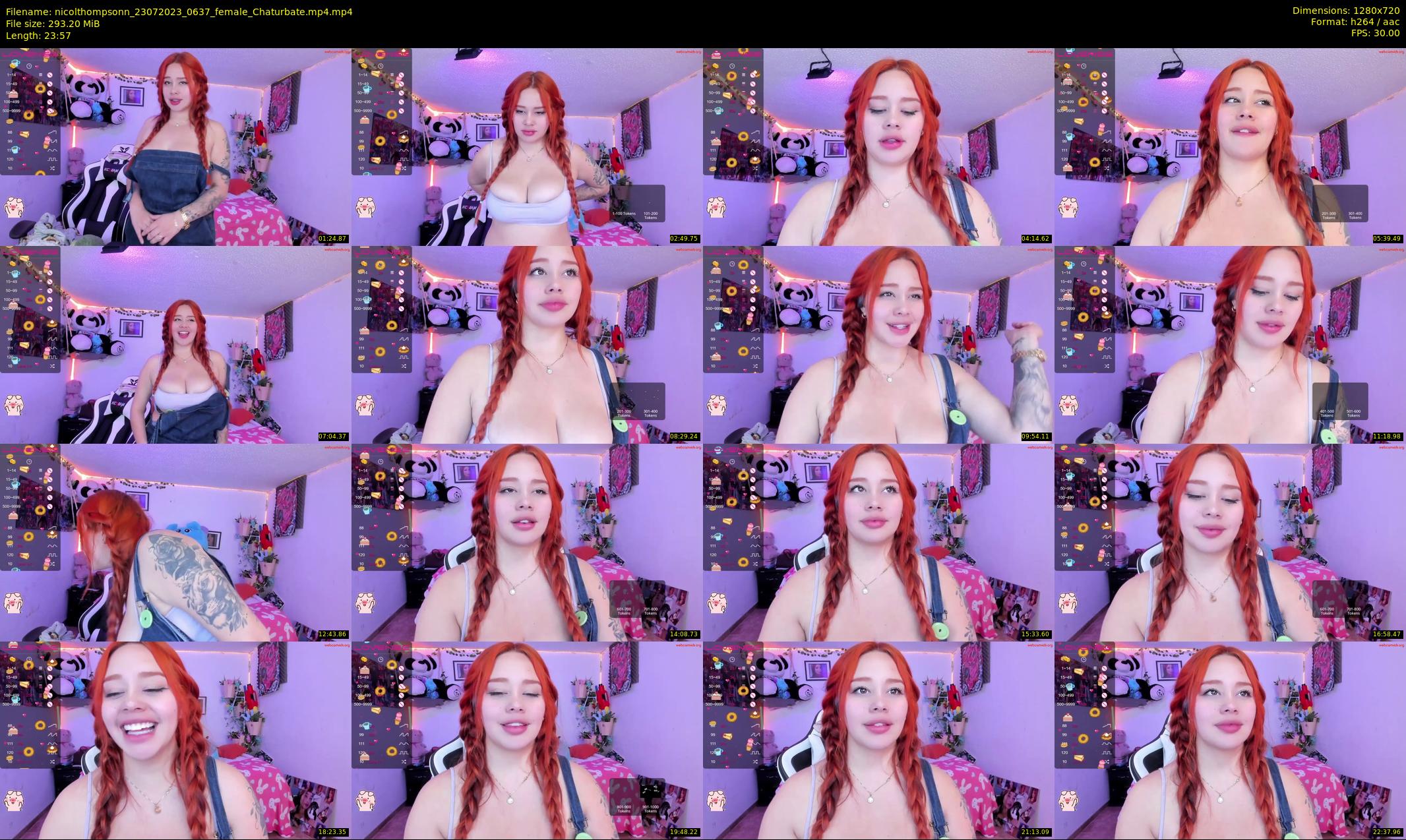 nicolthompsonn — 24 minute Chaturbate female cam show recording, 720p, Jul 23, 2023