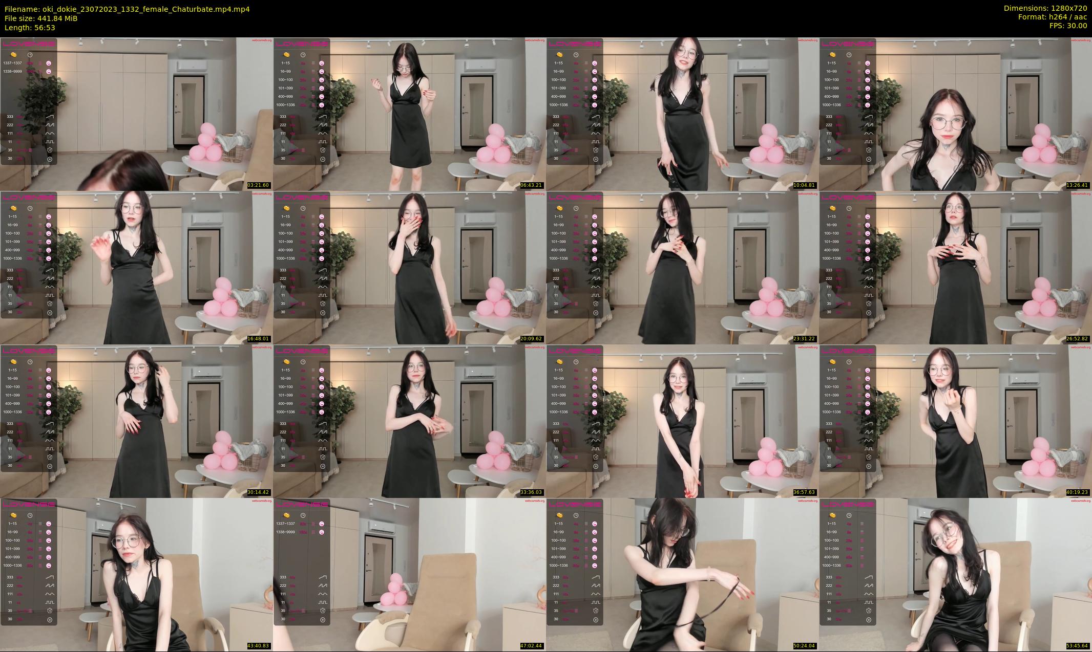 oki_dokie — 57 minute Chaturbate female cam show recording, 720p, Jul 23, 2023