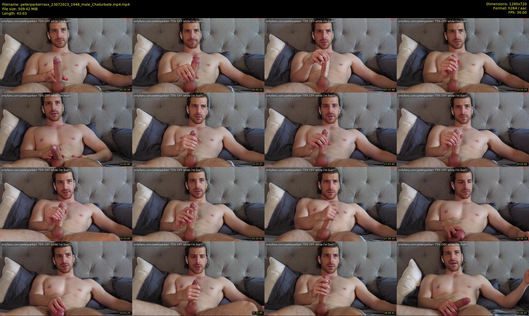 peterparkerrxox — 44 minute Chaturbate male cam show recording, 720p, Jul 23, 2023