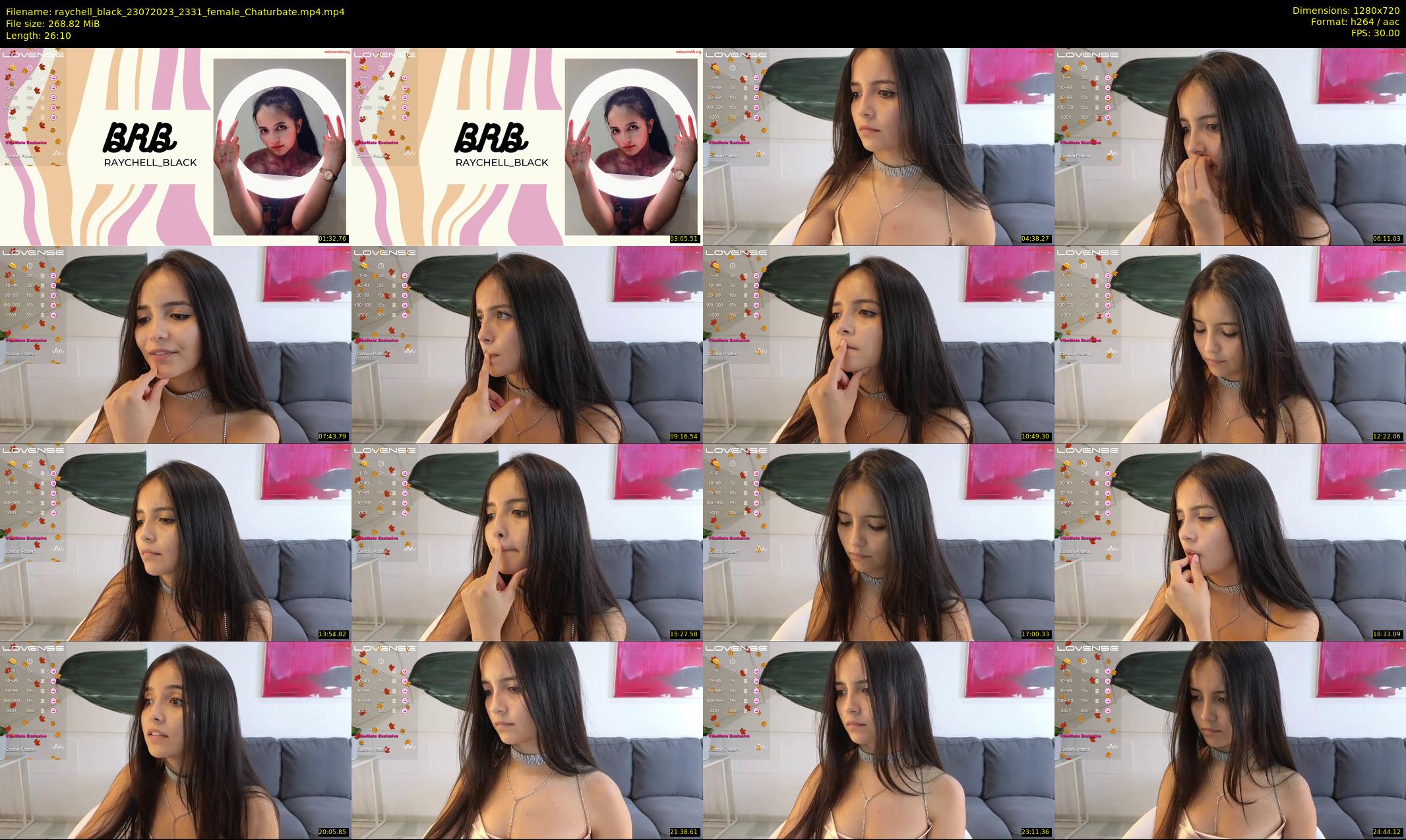 raychell_black — 27 minute Chaturbate female cam show recording, 720p, Jul 23, 2023