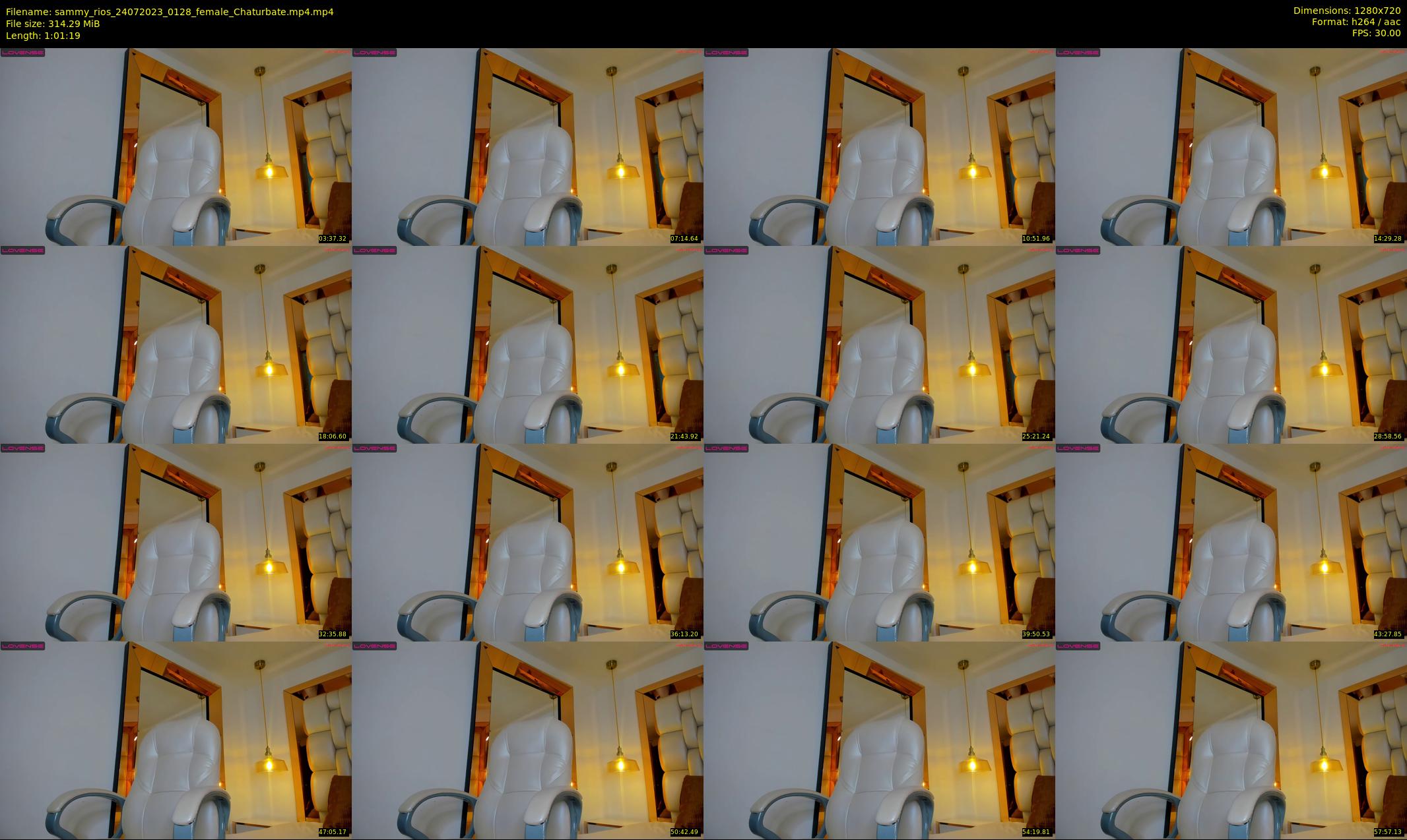 sammy_rios — 62 minute Chaturbate female cam show recording, 720p, Jul 24, 2023