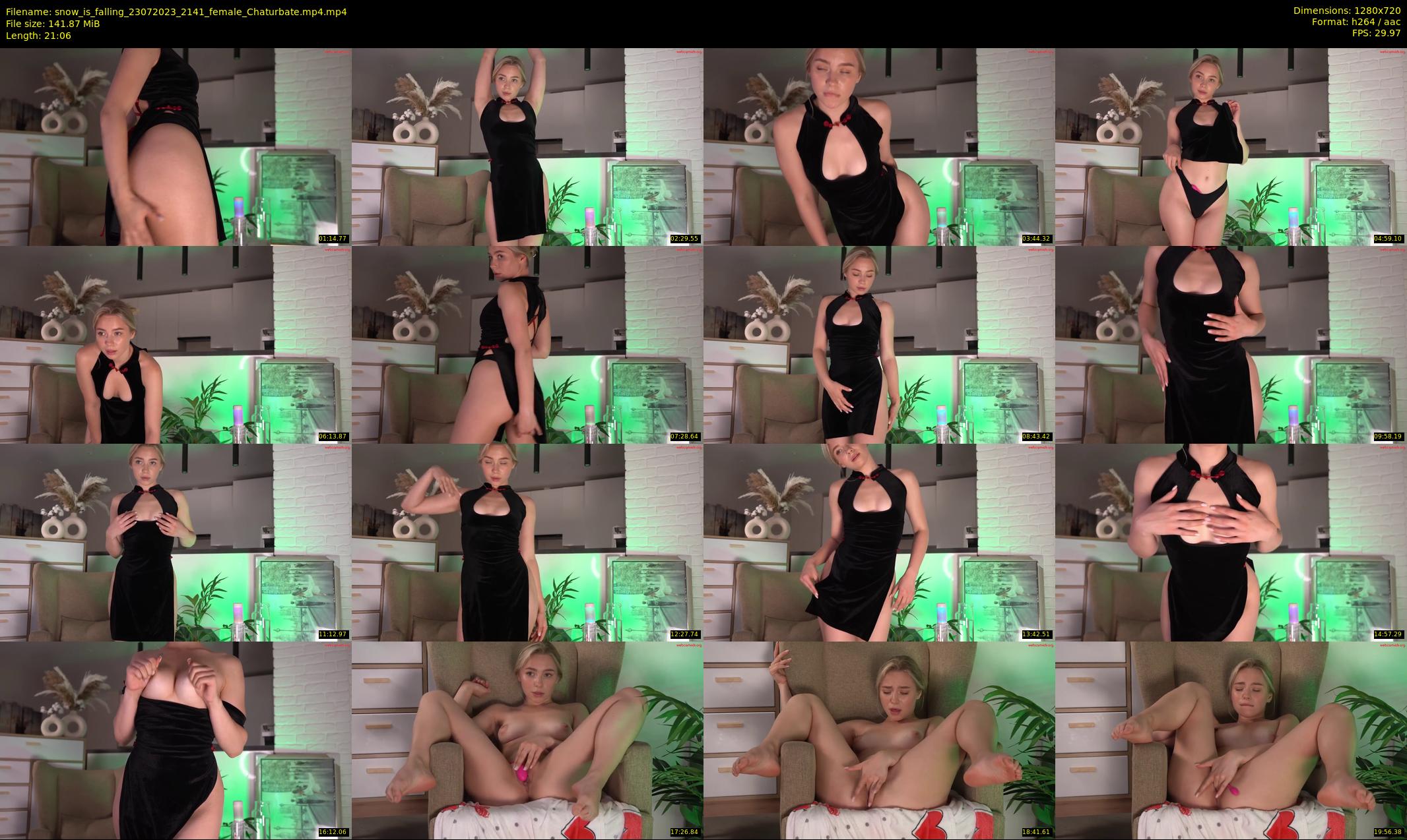 snow_is_falling — 22 minute Chaturbate female cam show recording, 720p, Jul 23, 2023
