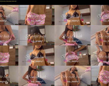 soy_destiny — 6 minute Chaturbate female cam show recording, 720p, Jul 23, 2023