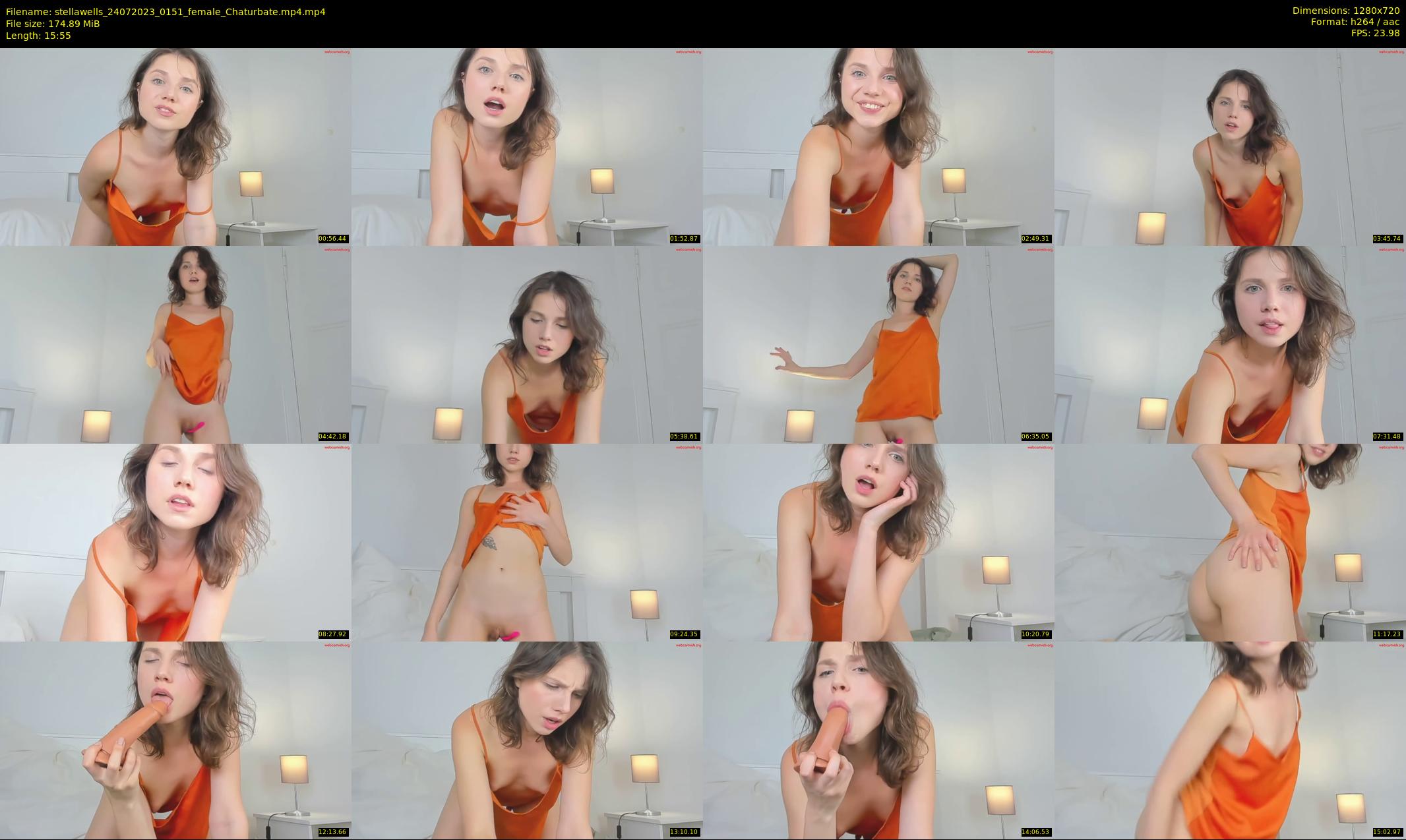 stellawells — 16 minute Chaturbate female cam show recording, 720p, Jul 24, 2023
