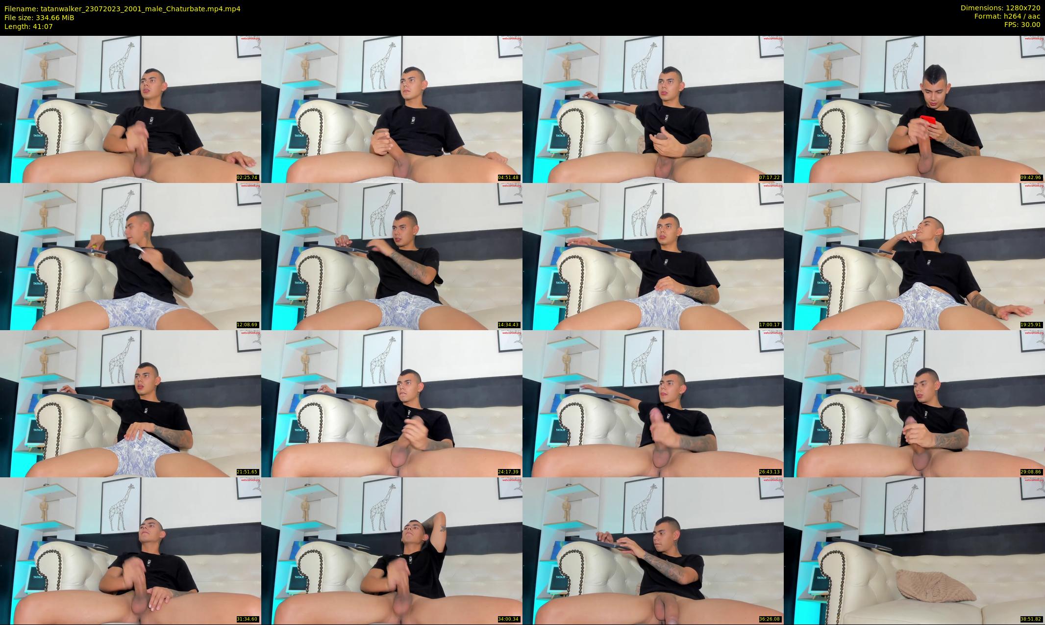 tatanwalker — 42 minute Chaturbate male cam show recording, 720p, Jul 23, 2023