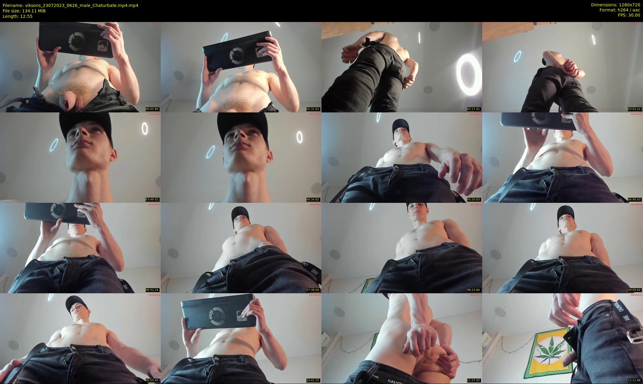 viksons — 13 minute Chaturbate male cam show recording, 720p, Jul 23, 2023