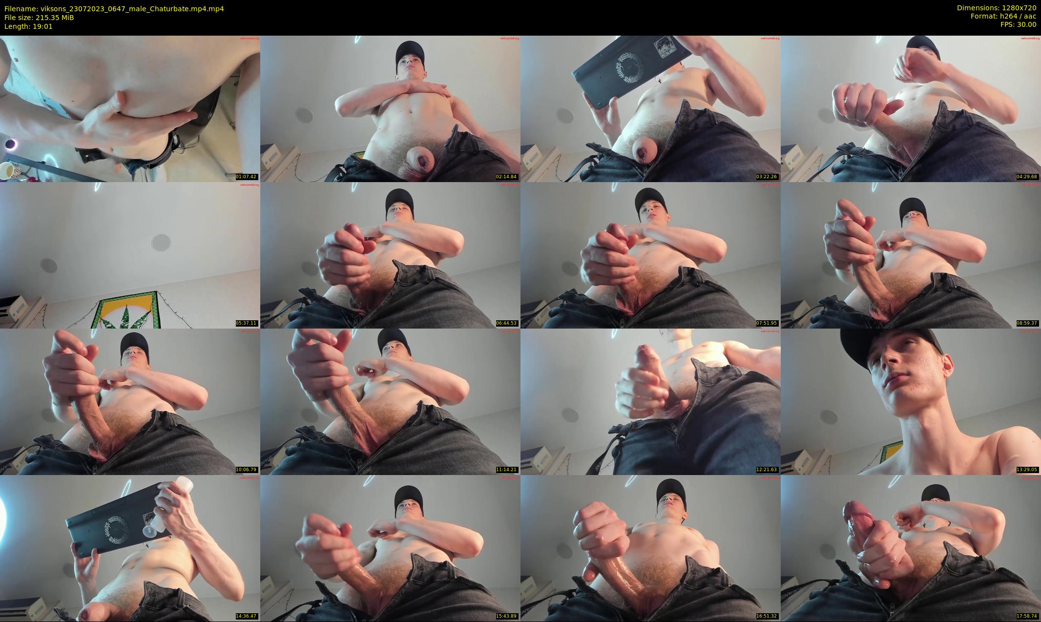 viksons — 20 minute Chaturbate male cam show recording, 720p, Jul 23, 2023