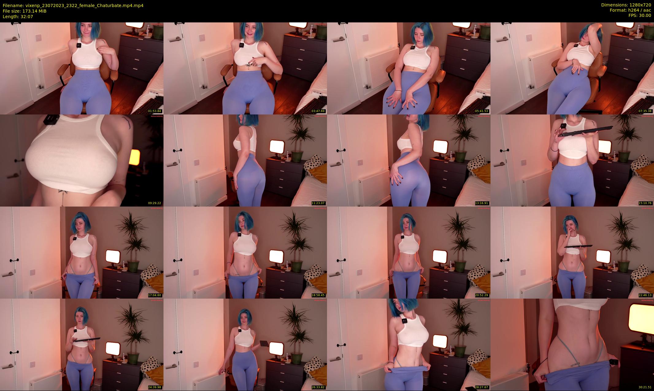 vixenp — 33 minute Chaturbate female cam show recording, 720p, Jul 23, 2023