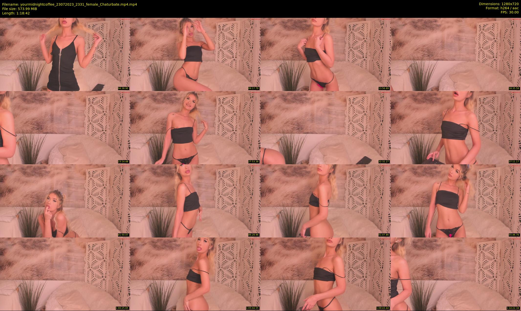 yourmidnightcoffee — 79 minute Chaturbate female cam show recording, 720p, Jul 23, 2023