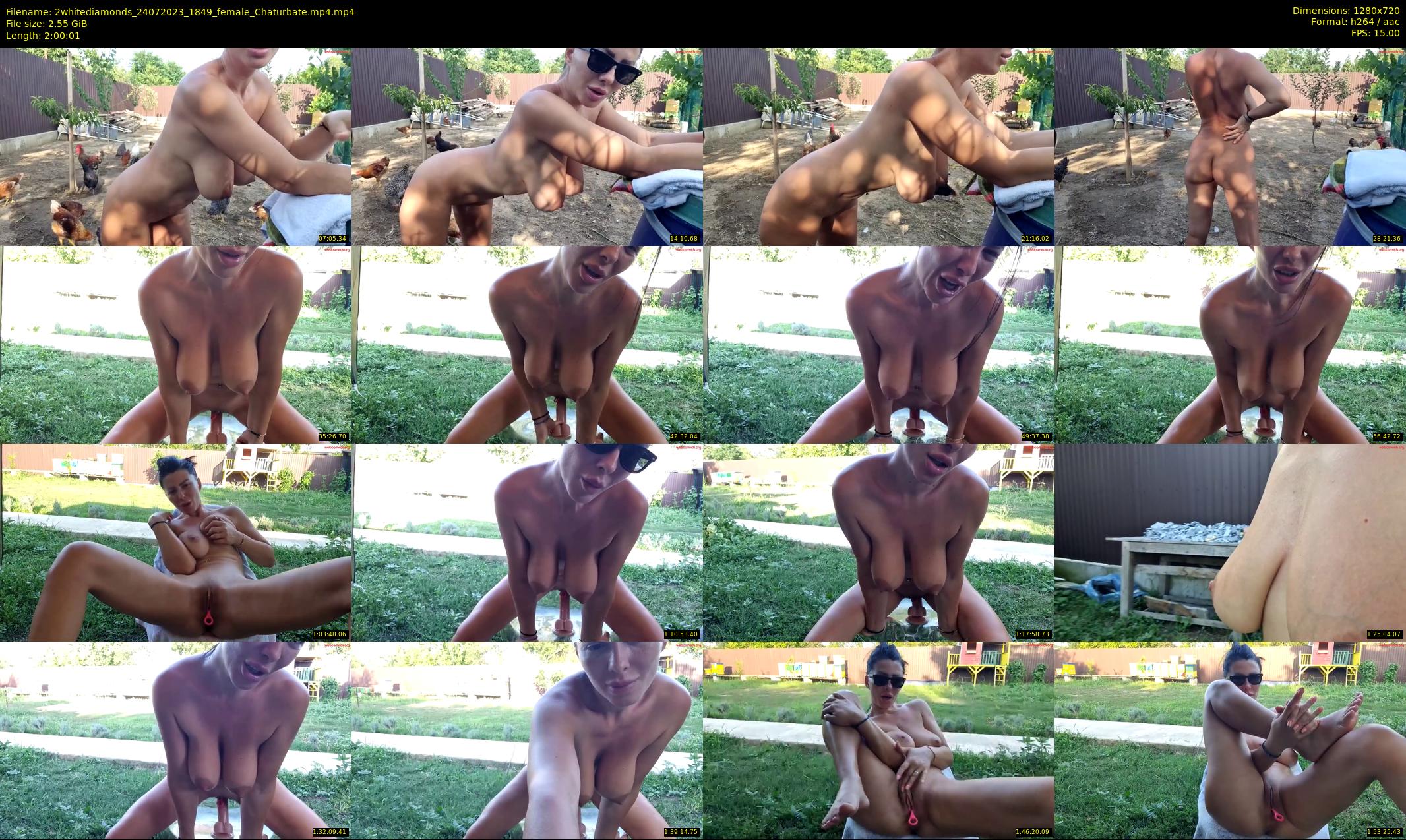 2whitediamonds — 121 minute Chaturbate couple cam show recording, 720p, Jul 24, 2023
