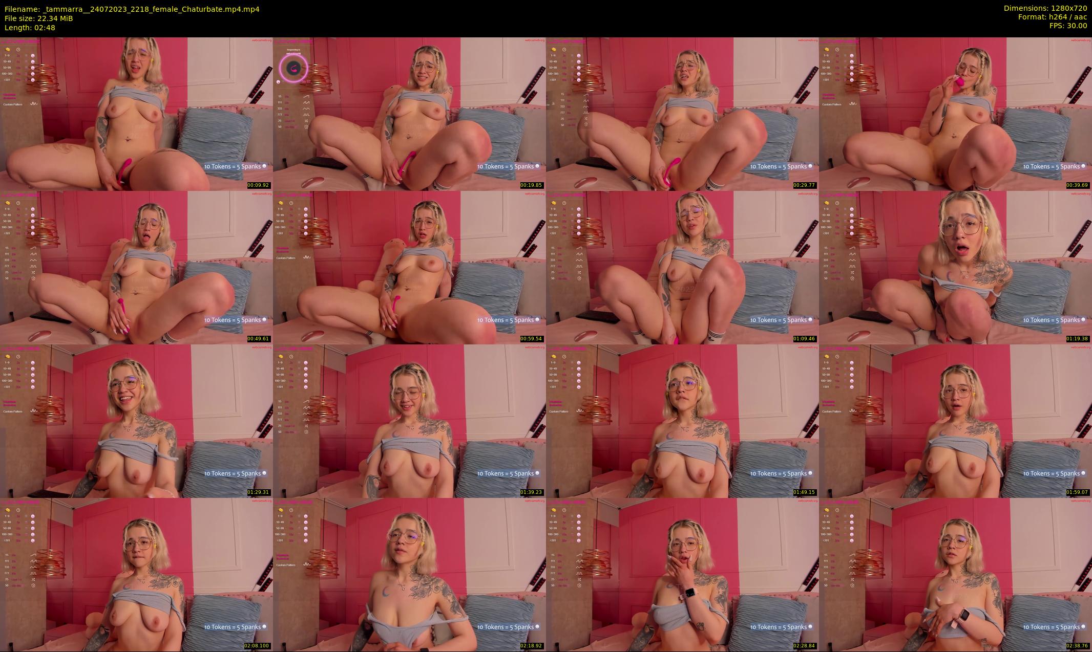 _tammarra_ — 3 minute Chaturbate female cam show recording, 720p, Jul 24, 2023