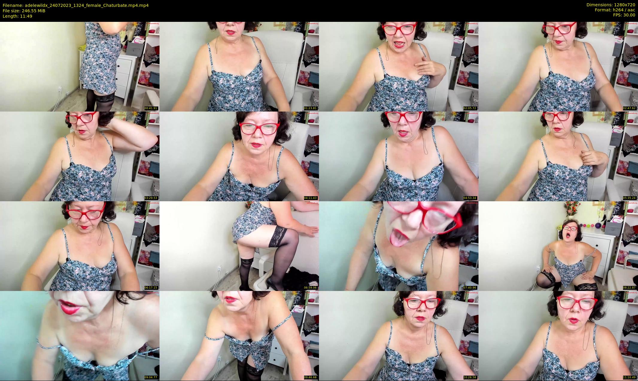 adelewildx — 12 minute Chaturbate female cam show recording, 720p, Jul 24, 2023