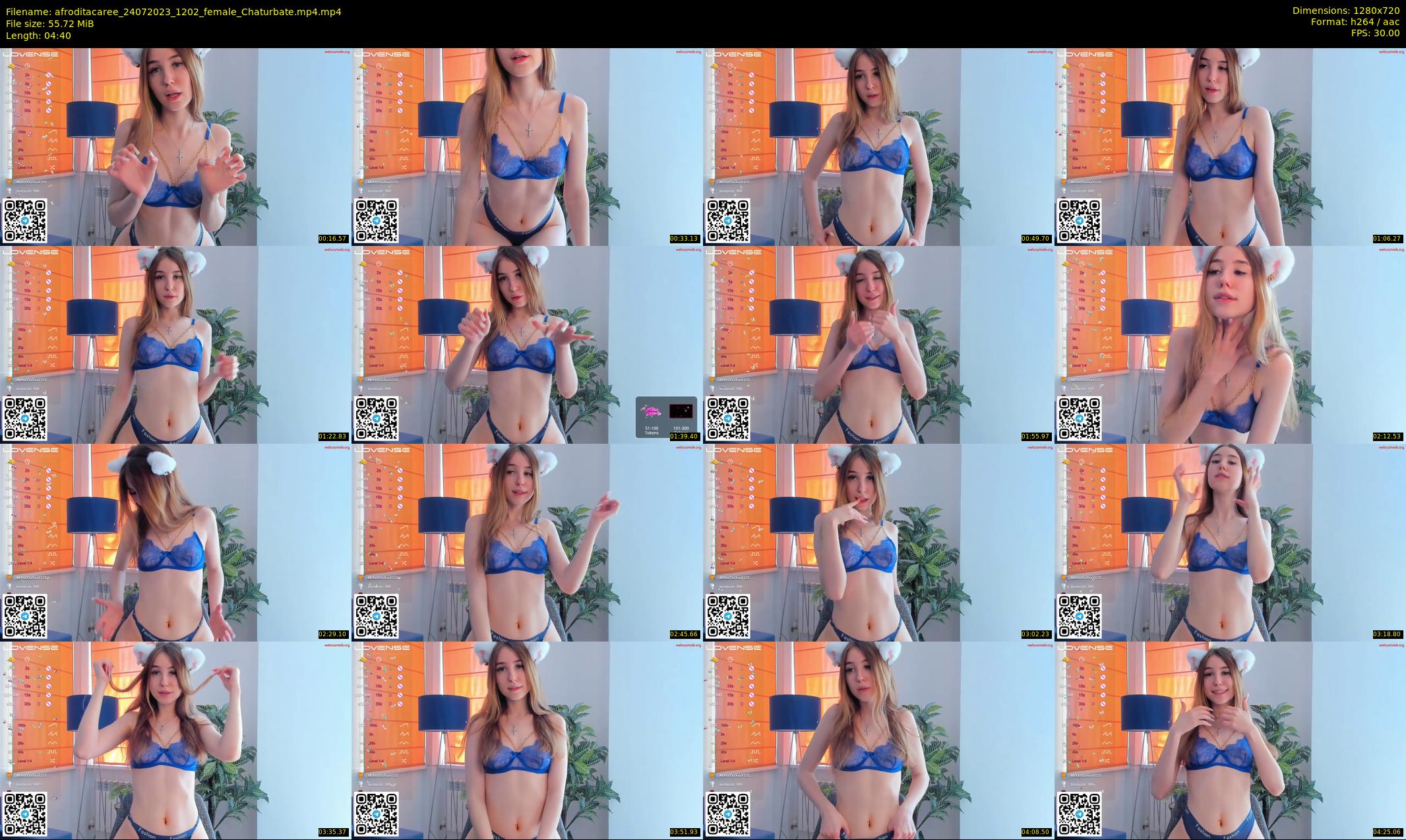 afroditacaree — 5 minute Chaturbate female cam show recording, 720p, Jul 24, 2023