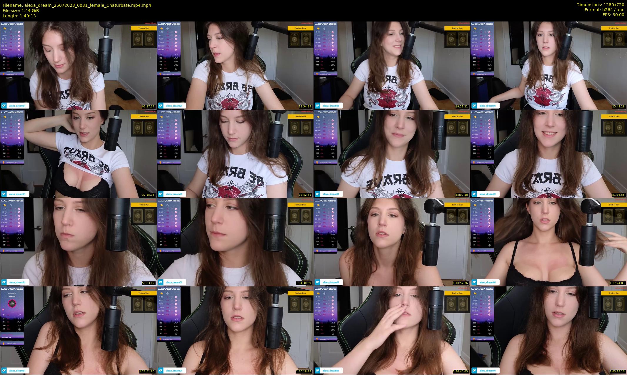 alexa_dream — 110 minute Chaturbate female cam show recording, 720p, Jul 25, 2023
