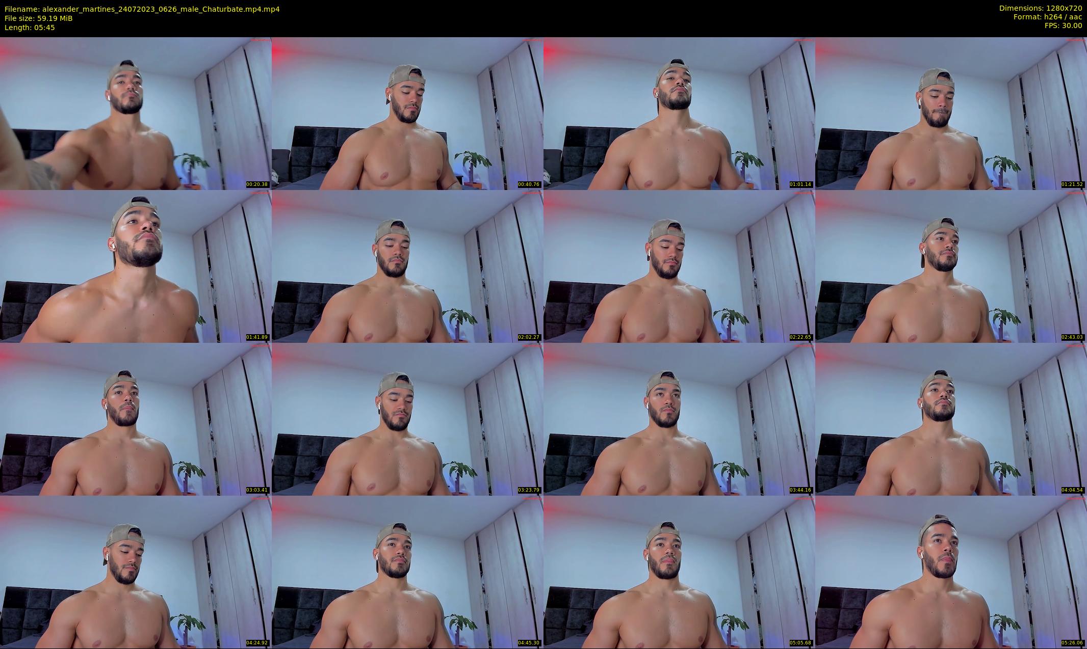 alexander_martines — 6 minute Chaturbate male cam show recording, 720p, Jul 24, 2023