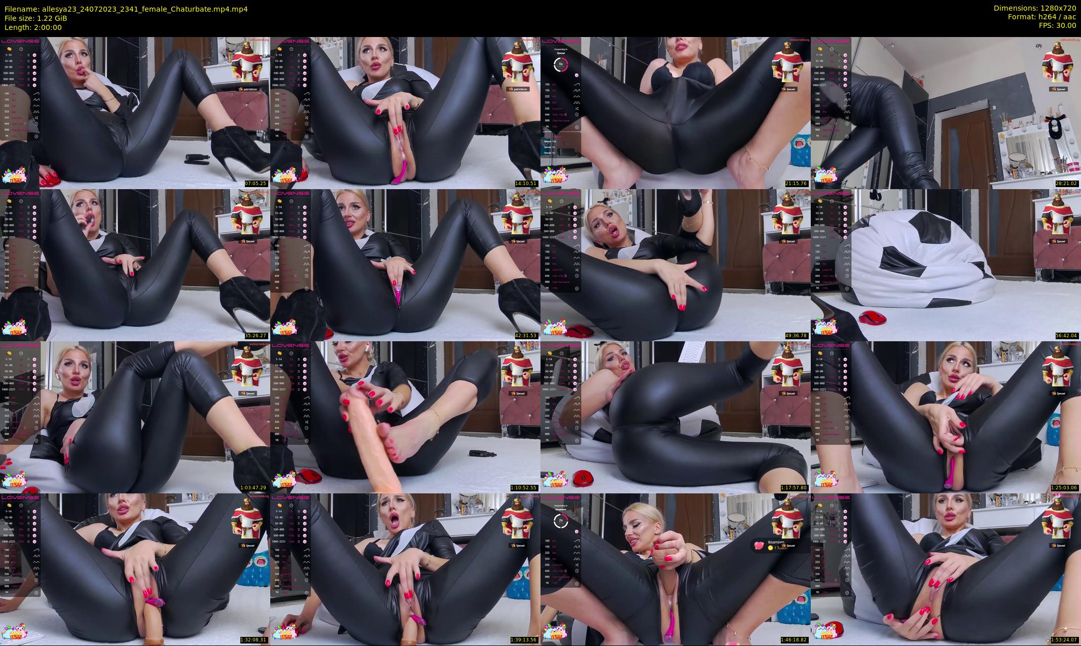 allesya23 — 120 minute Chaturbate female cam show recording, 720p, Jul 24, 2023