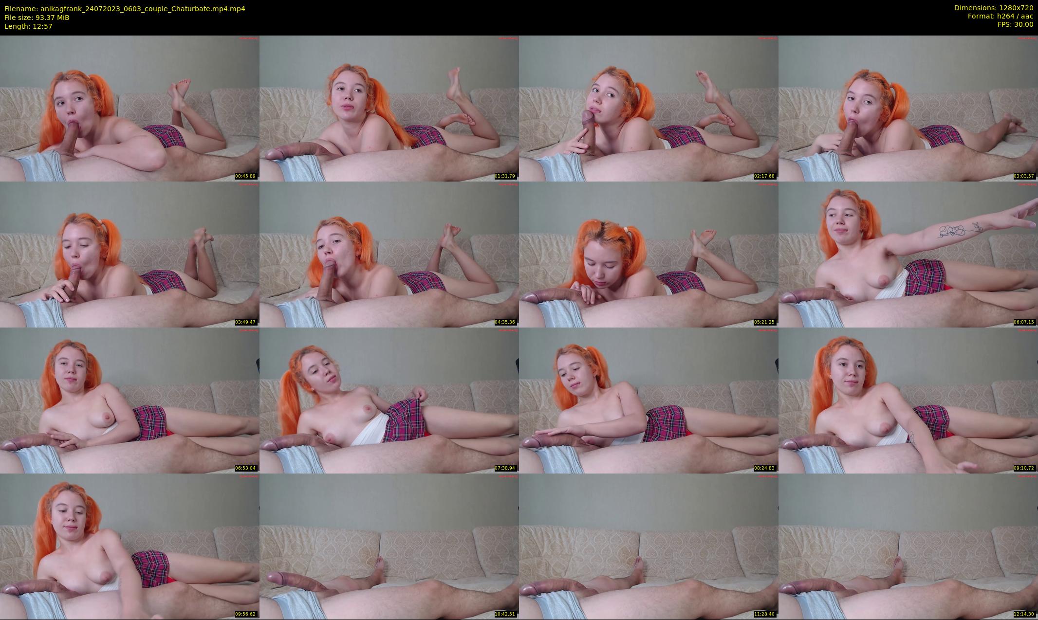 anikagfrank — 13 minute Chaturbate couple cam show recording, 720p, Jul 24, 2023