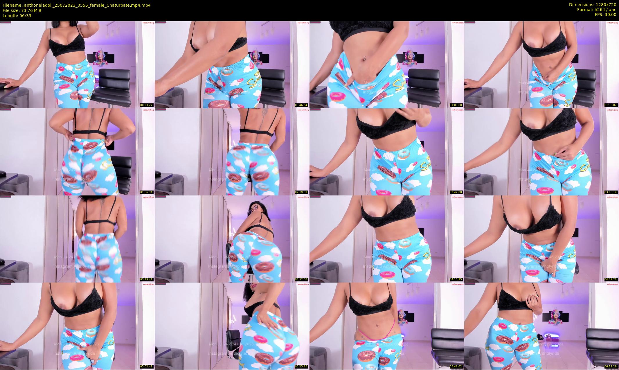 anthoneladoll — 7 minute Chaturbate female cam show recording, 720p, Jul 25, 2023