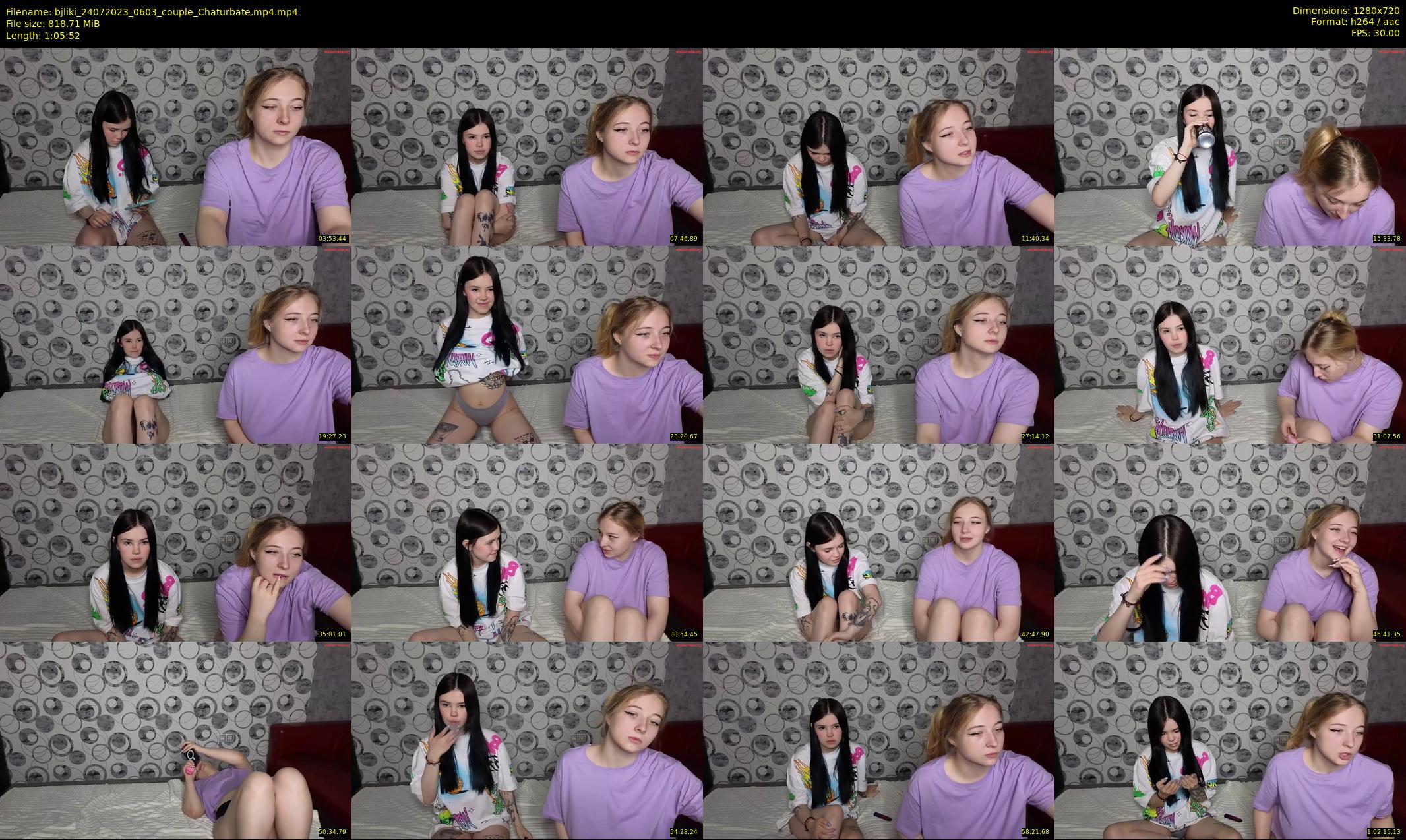 bjliki — 66 minute Chaturbate couple cam show recording, 720p, Jul 24, 2023